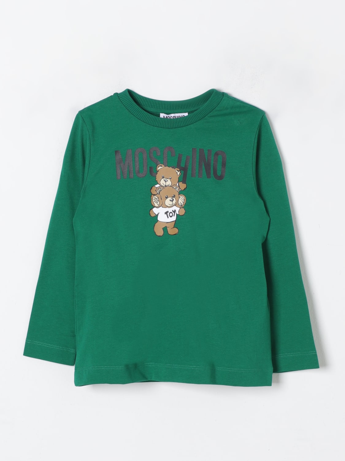 MOSCHINO T-SHIRT: T-shirt kids Moschino, Green - Img 1