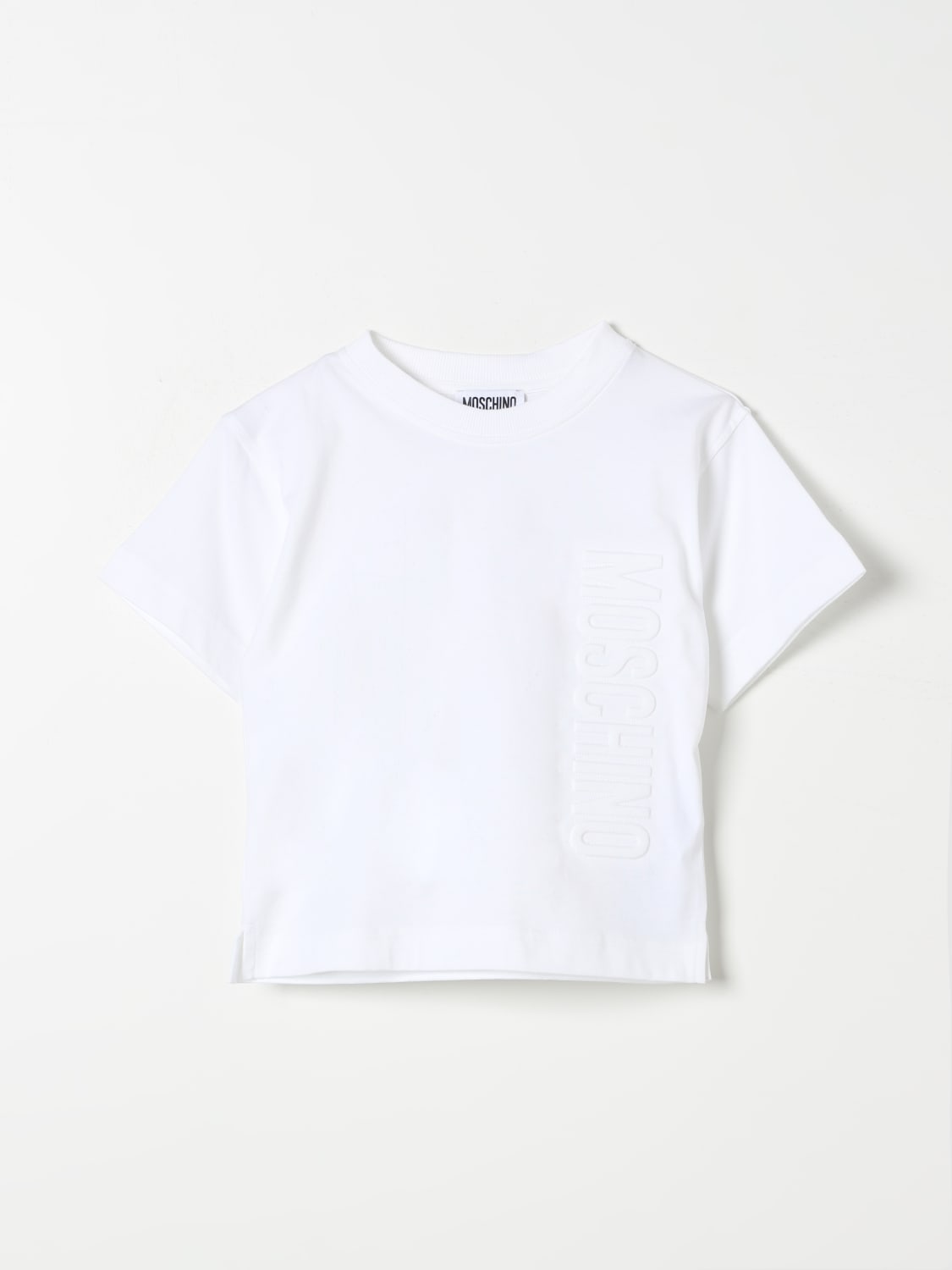 MOSCHINO T-SHIRT: T-shirt kids Moschino, White - Img 1