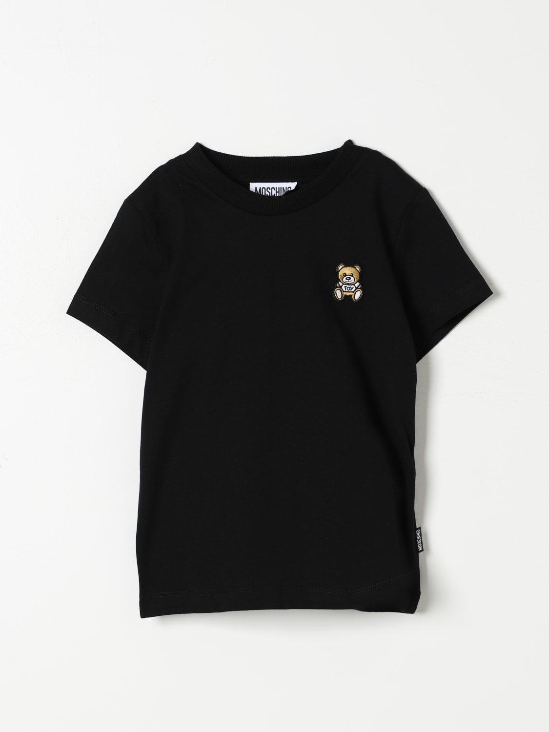 MOSCHINO T-SHIRT: T-shirt kids Moschino, Black - Img 1