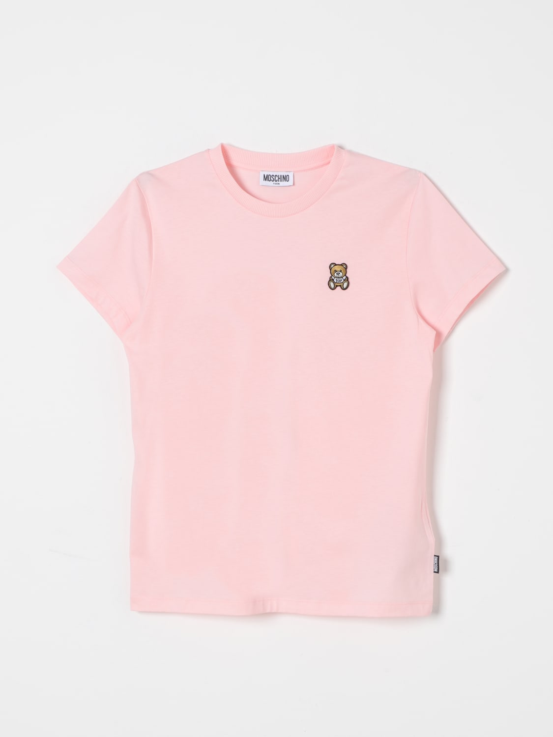 MOSCHINO T-SHIRT: T-shirt kids Moschino, Pink - Img 1