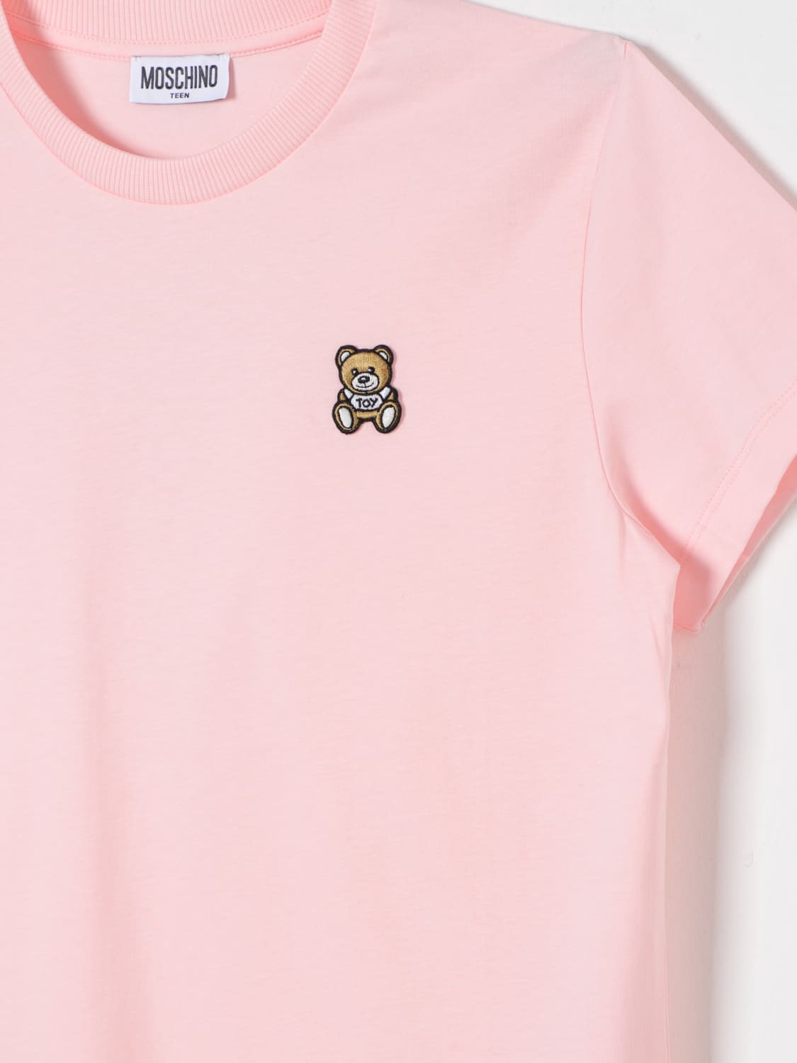 MOSCHINO T-SHIRT: T-shirt kids Moschino, Pink - Img 3