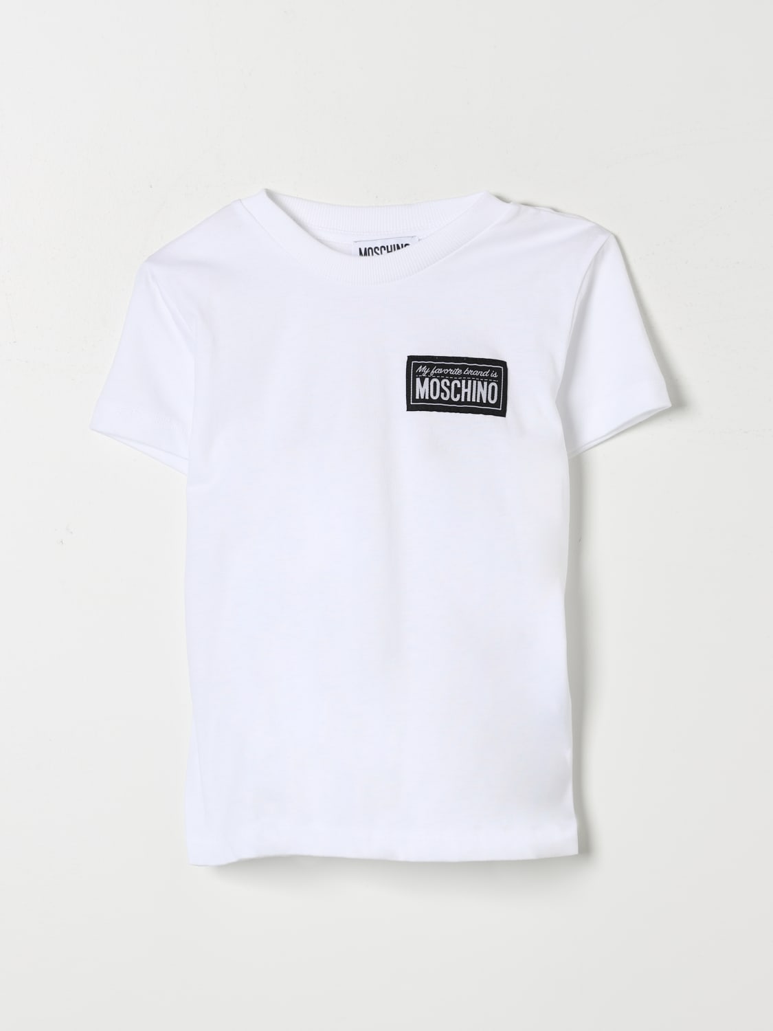 MOSCHINO T-SHIRT: T-shirt kids Moschino, White - Img 1