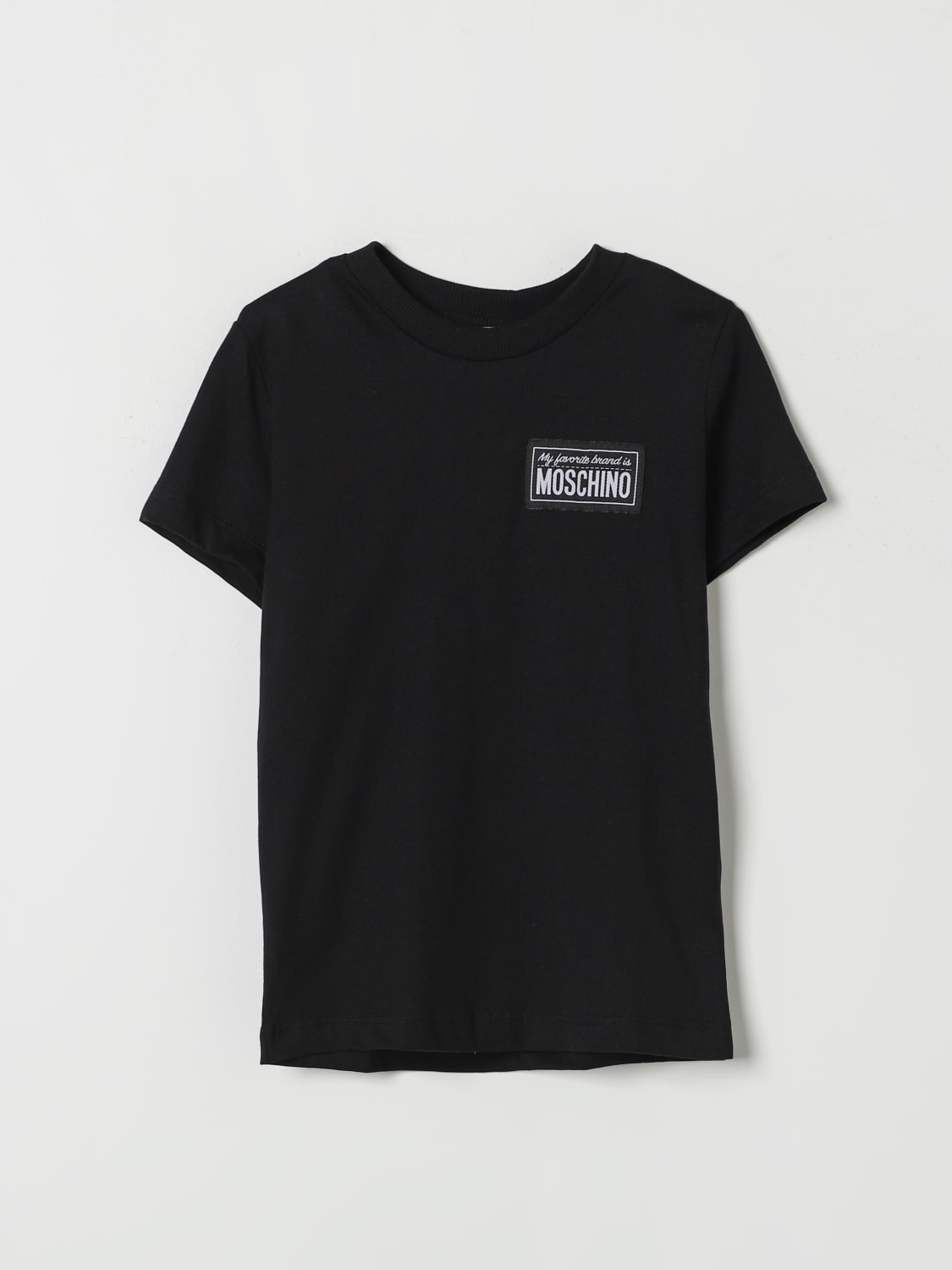 MOSCHINO T-SHIRT: T-shirt kids Moschino, Black - Img 1