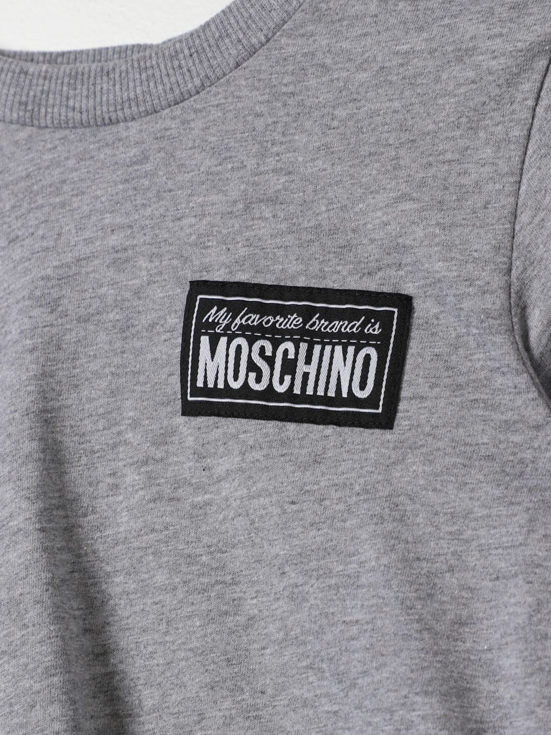 MOSCHINO T-SHIRT: T-shirt kids Moschino, Grey - Img 3