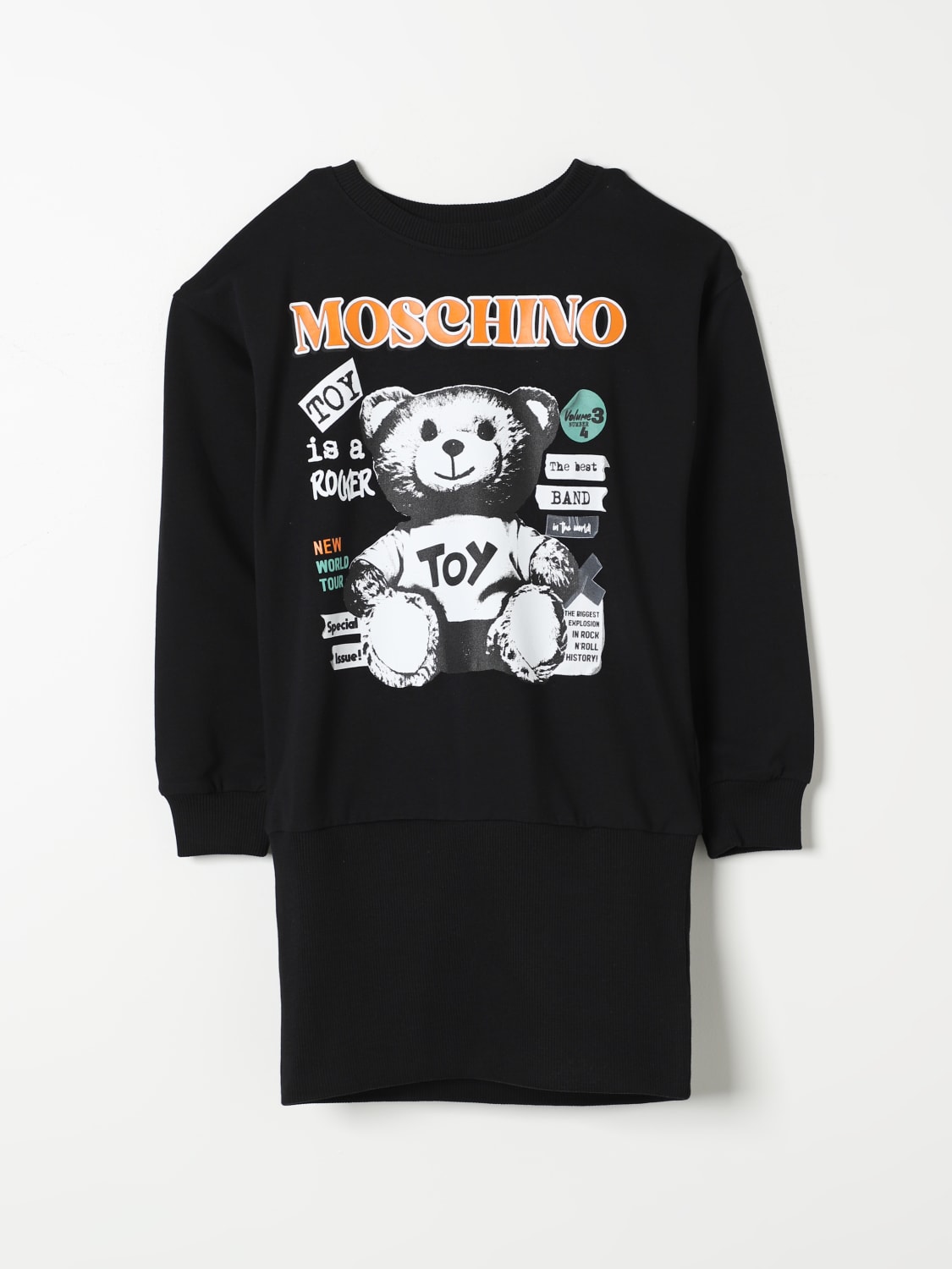 MOSCHINO 드레스: 드레스 남아 Moschino, 블랙 - Img 1