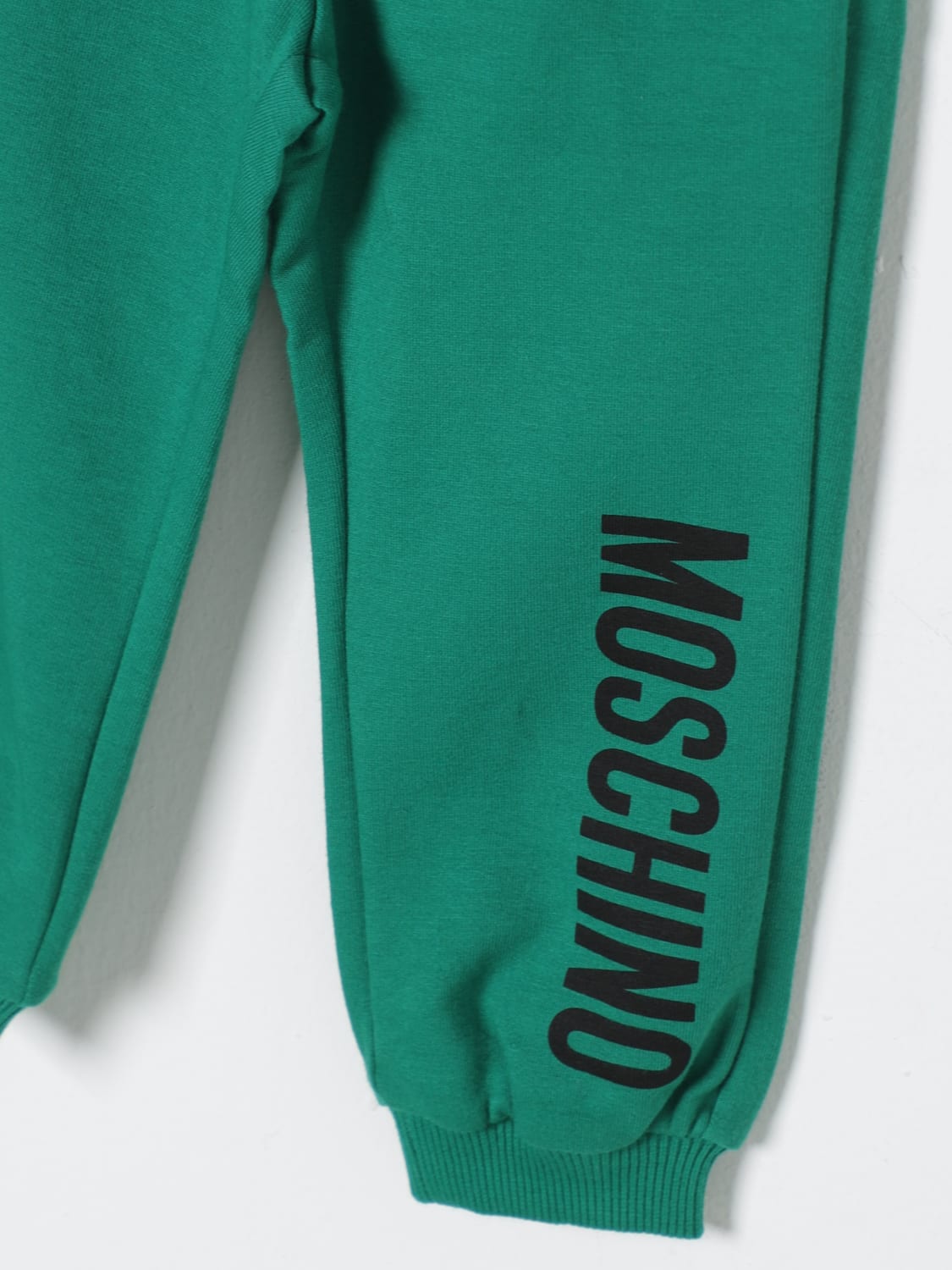 MOSCHINO 팬츠: 팬츠 남아 Moschino, 그린 - Img 3