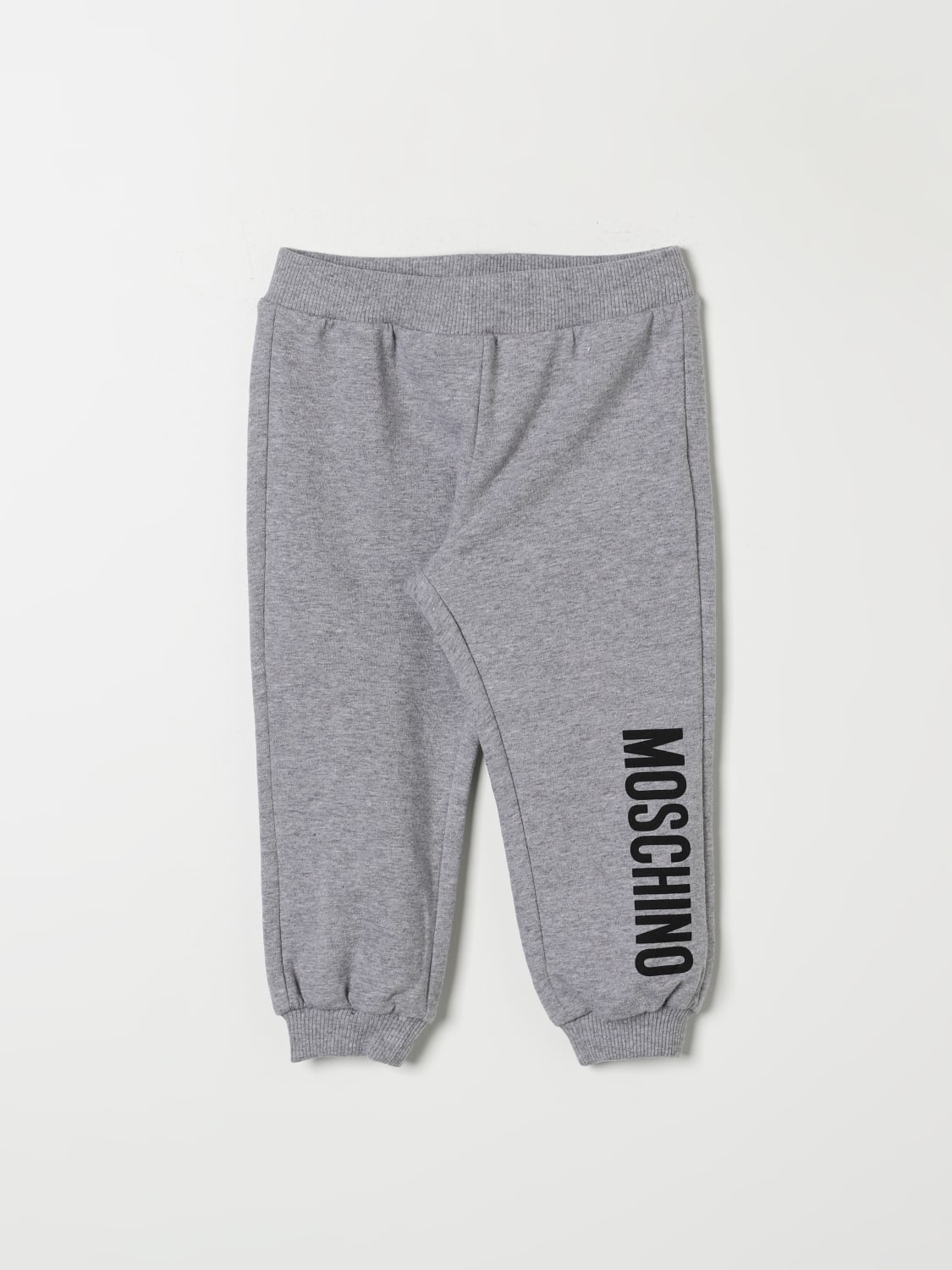 MOSCHINO: Pantalone sportivo con logo - Grigio | Pantalone Moschino  MUP058LDA18 online su GIGLIO.COM