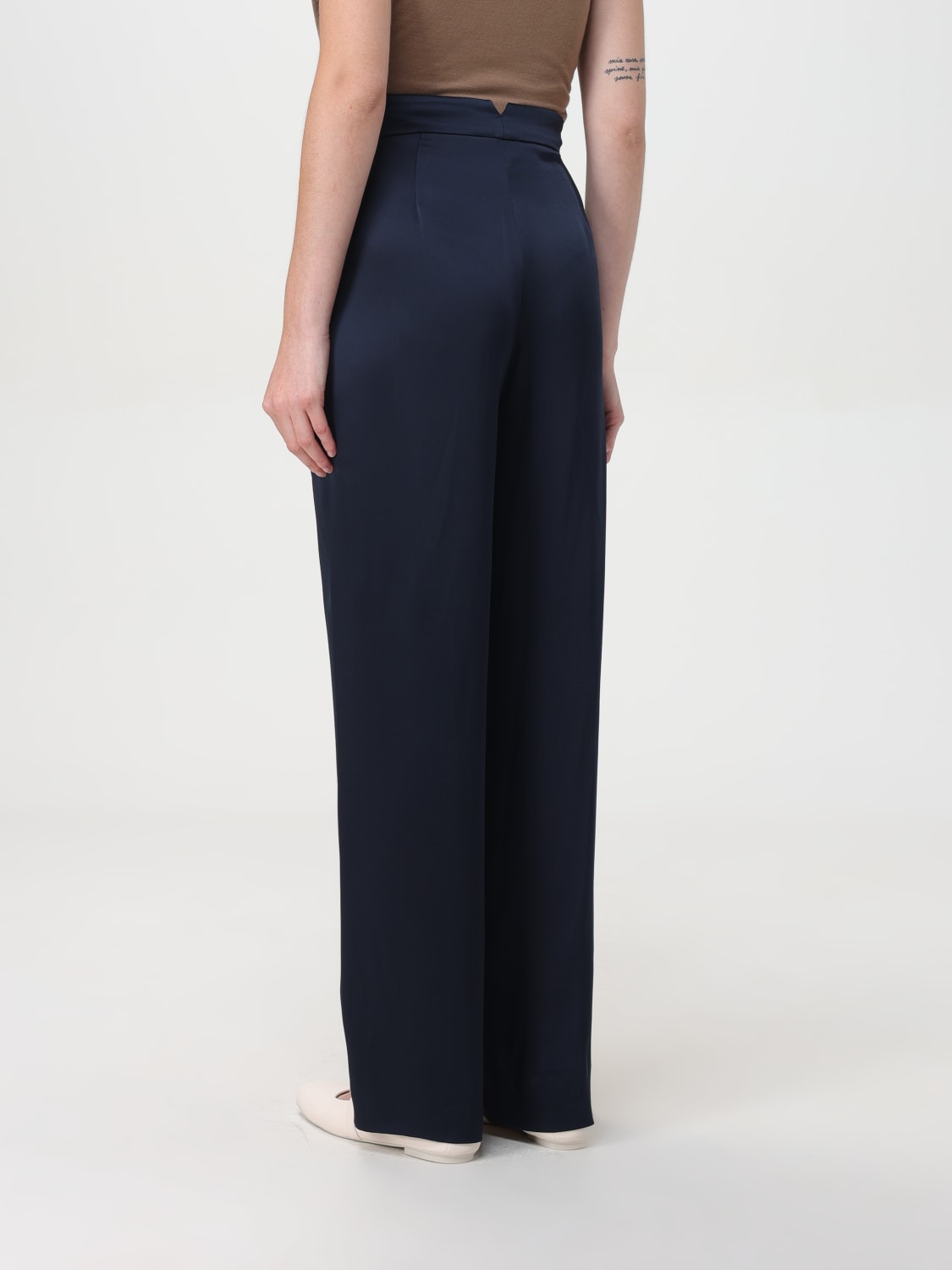 'S MAX MARA PANTS: Pants woman 's Max Mara, Blue - Img 3