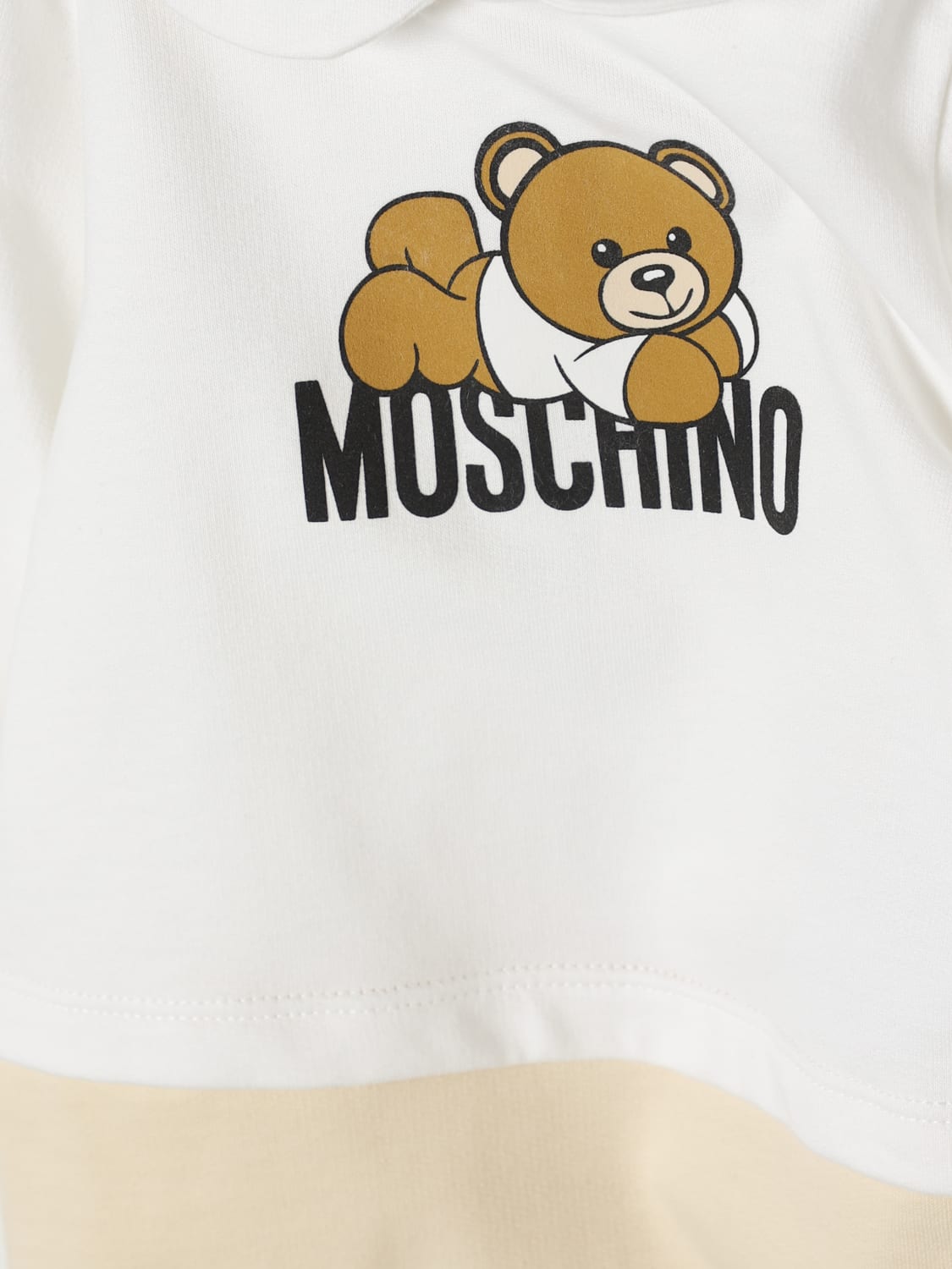 MOSCHINO 운동복: 운동복 남아 Moschino, 베이지 - Img 3