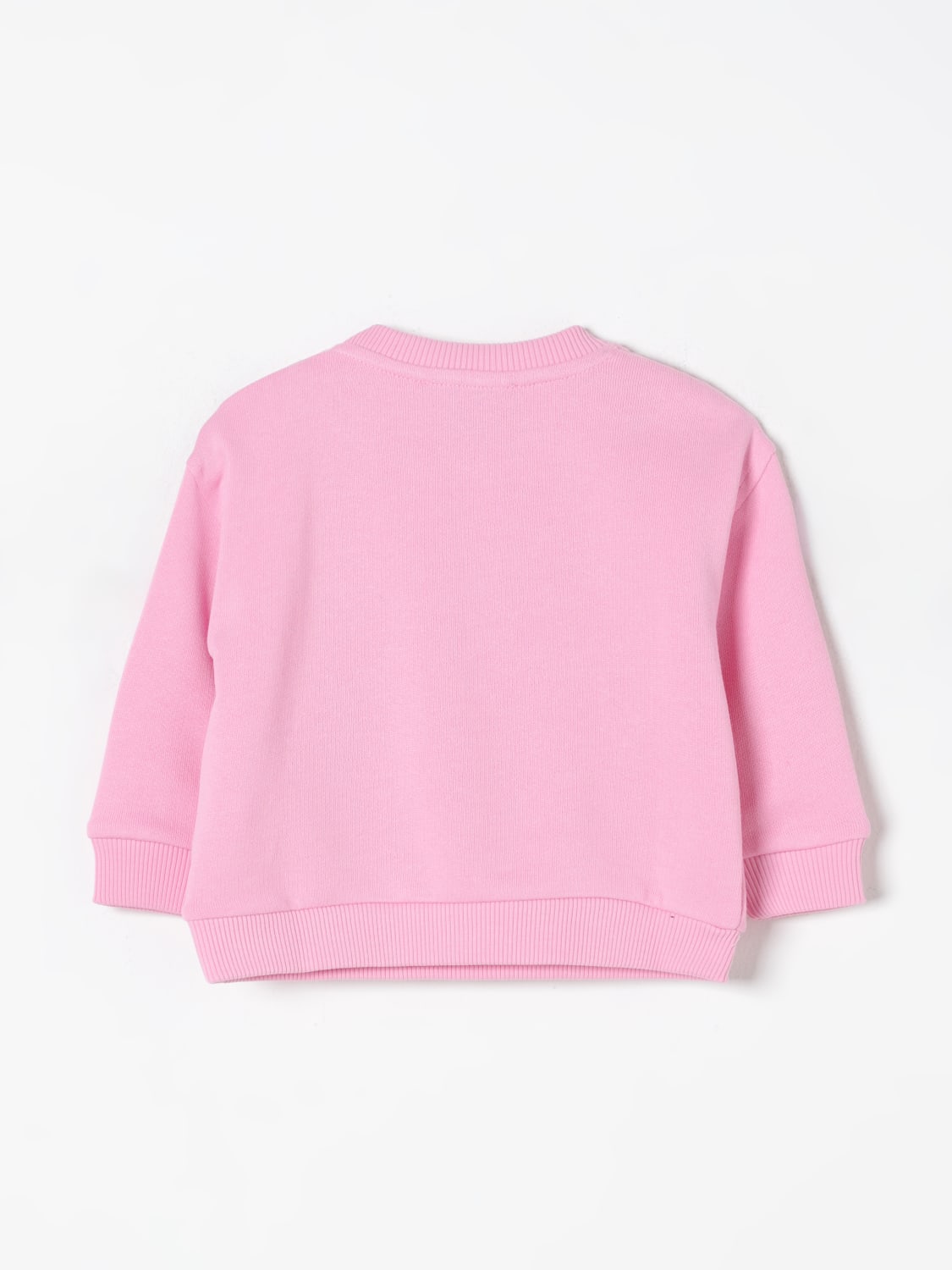 MOSCHINO MAGLIA: Maglia Teddy Moschino in cotone, Fuxia - Img 2