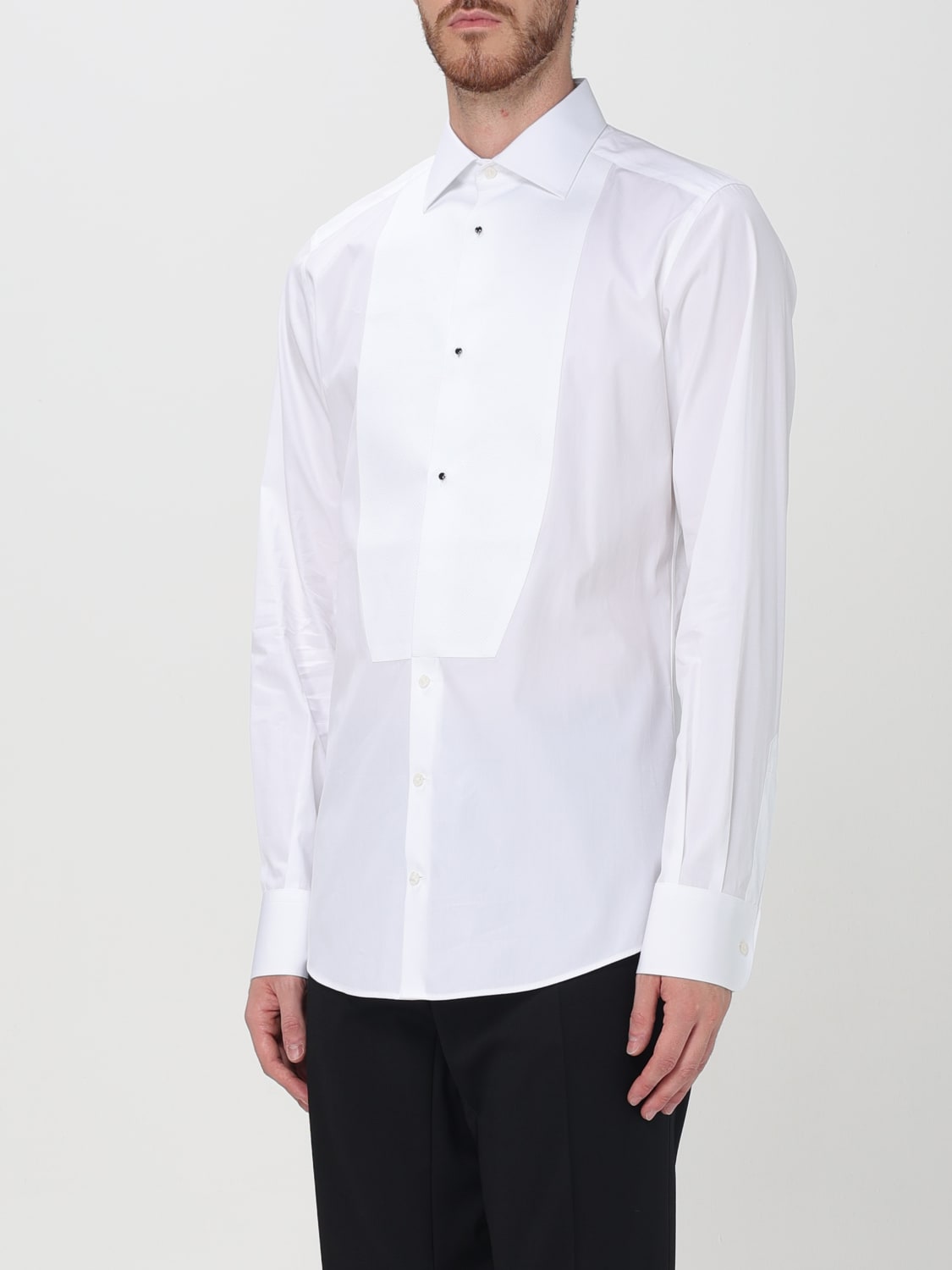 DOLCE & GABBANA CAMICIA: Camicia Dolce & Gabbana in popeline di cotone , Bianco - Img 4