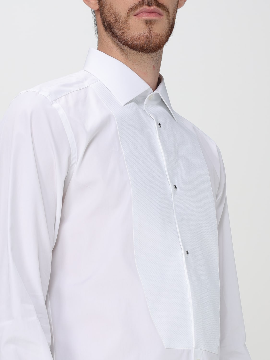 DOLCE & GABBANA CAMICIA: Camicia Dolce & Gabbana in popeline di cotone , Bianco - Img 5