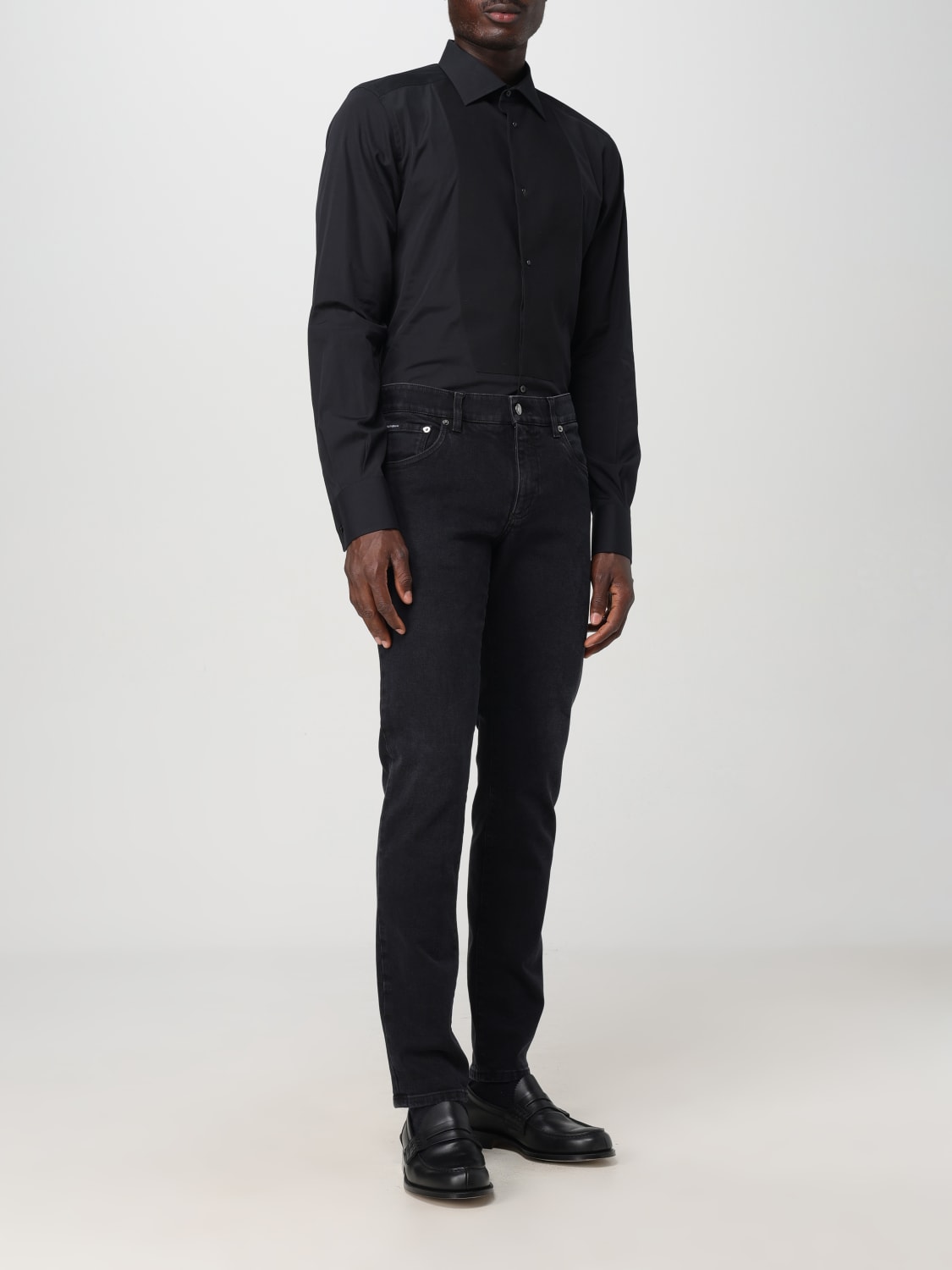 DOLCE & GABBANA SHIRT: Shirt men Dolce & Gabbana, Black - Img 2