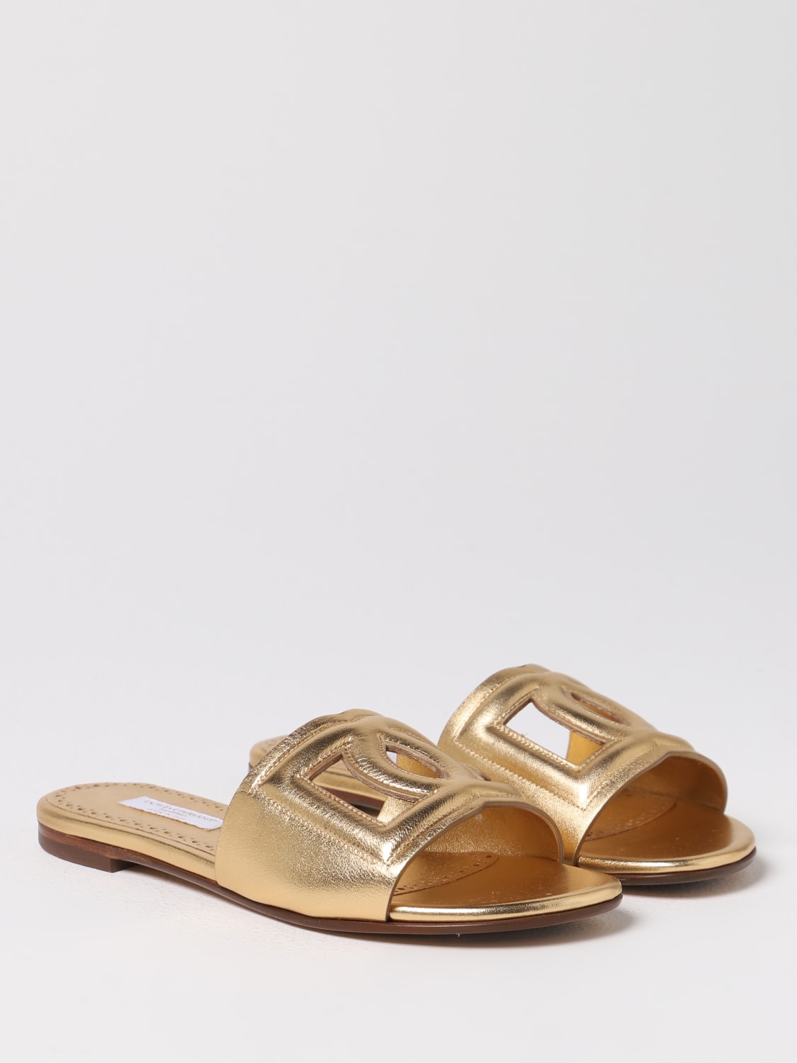 DOLCE & GABBANA SHOES: Shoes kids Dolce & Gabbana, Gold - Img 2