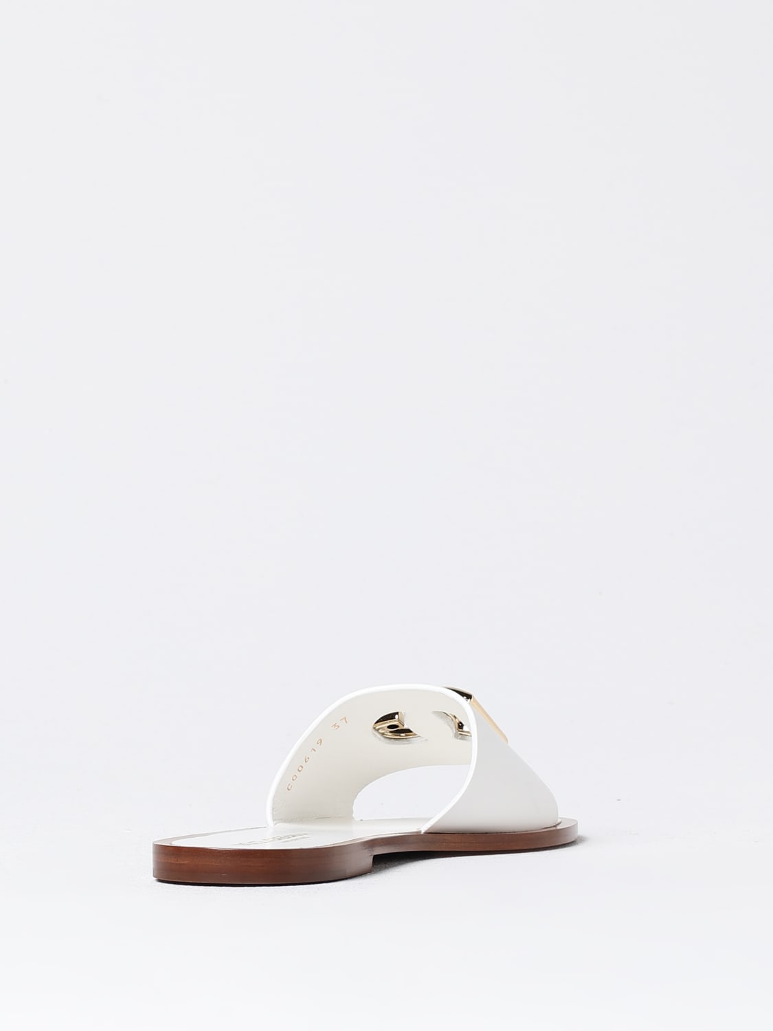 DOLCE & GABBANA FLAT SANDALS: Shoes woman Dolce & Gabbana, White - Img 3