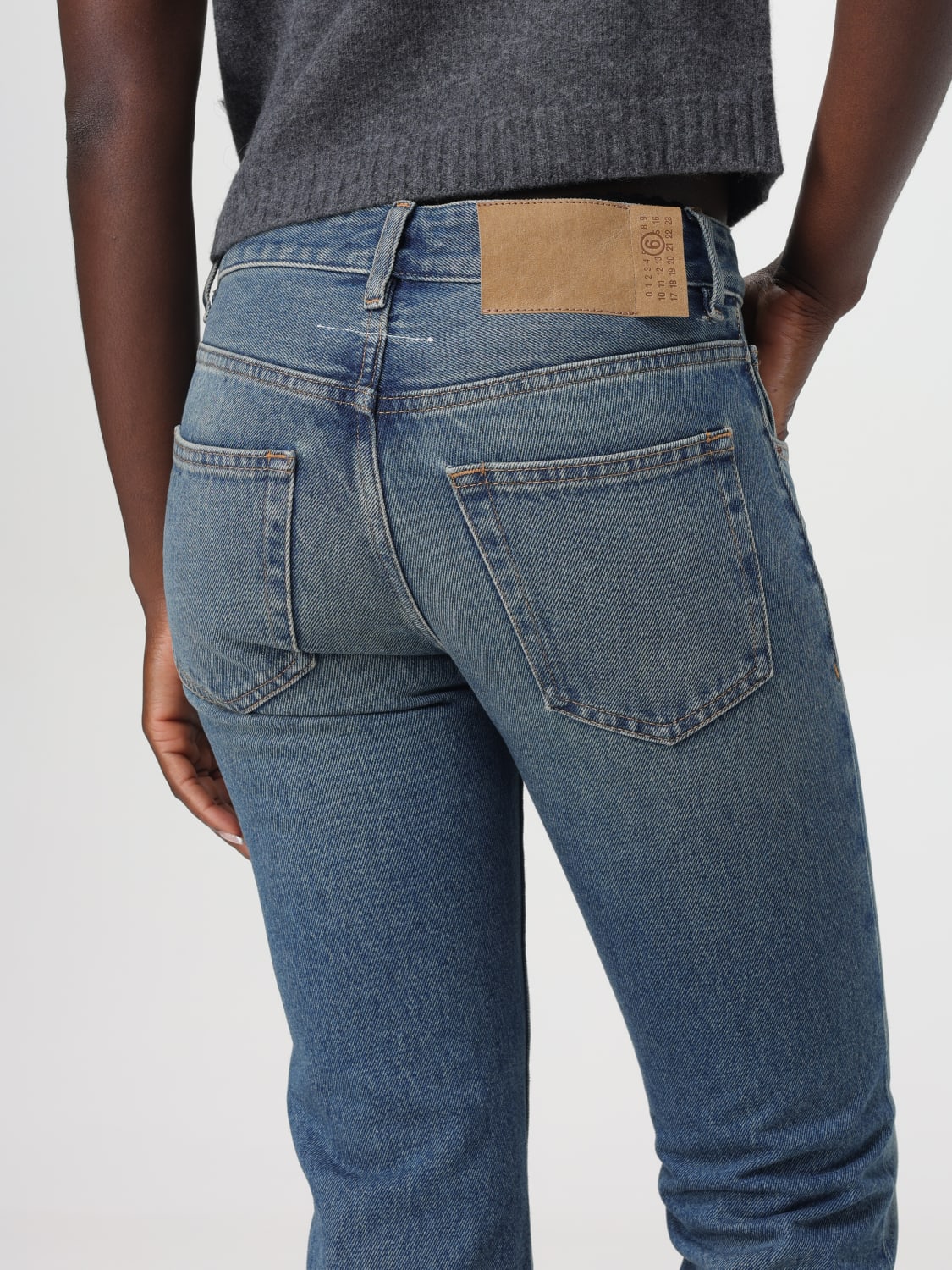 MM6 MAISON MARGIELA JEANS: Jeans woman Mm6 Maison Margiela, Blue - Img 5