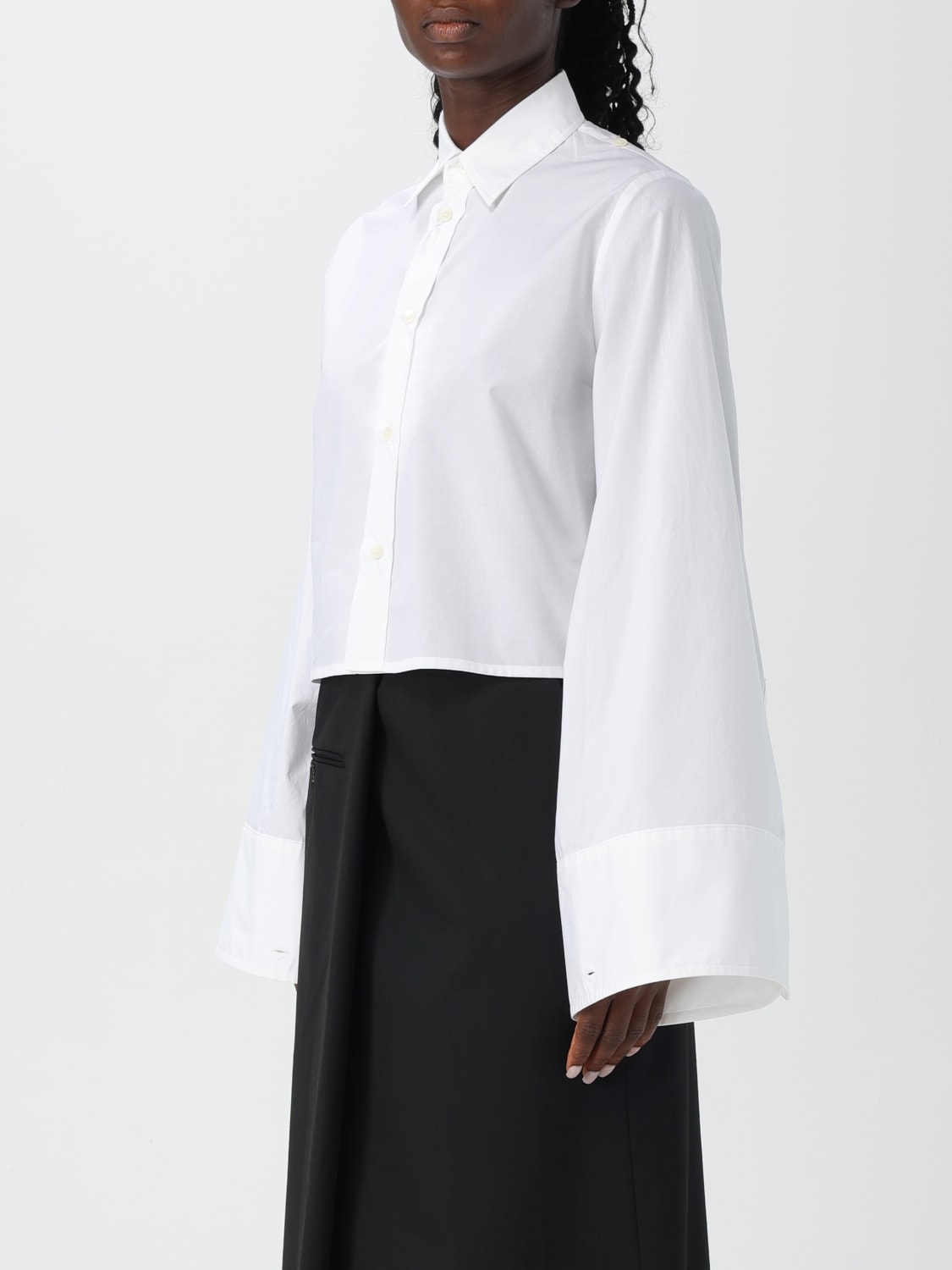 MM6 MAISON MARGIELA SHIRT: Mm6 Maison Margiela cotton shirt, White - Img 4