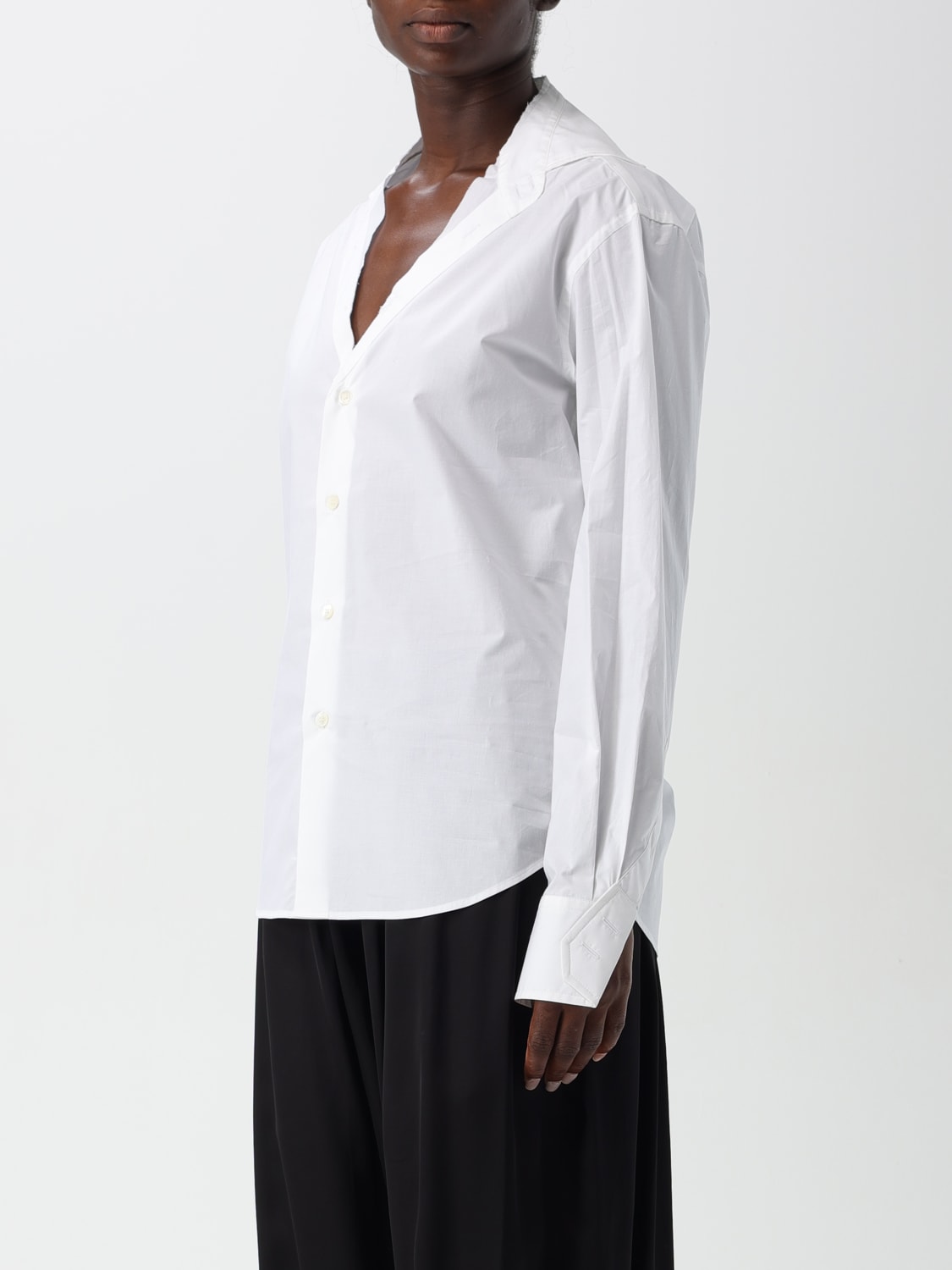 MM6 MAISON MARGIELA CAMISA: Camisa mujer Mm6 Maison Margiela, Blanco - Img 4