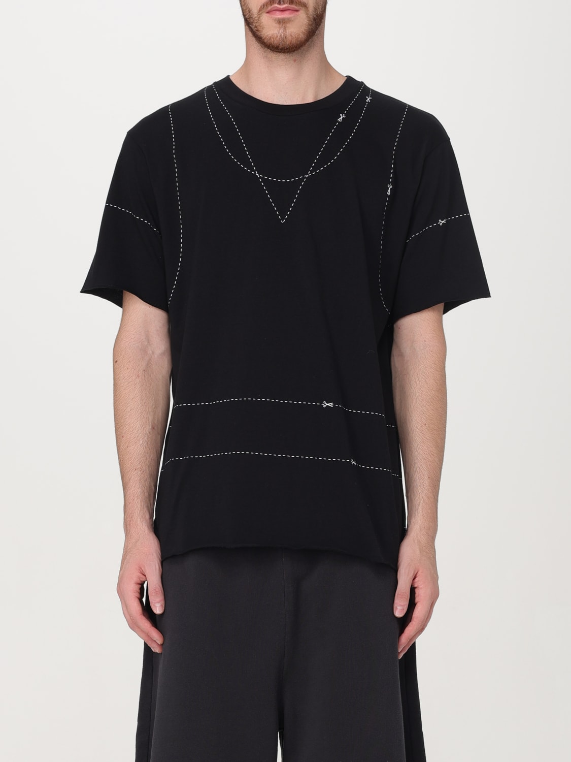 MM6 MAISON MARGIELA T-SHIRT: T-shirt men Mm6 Maison Margiela, Black - Img 1