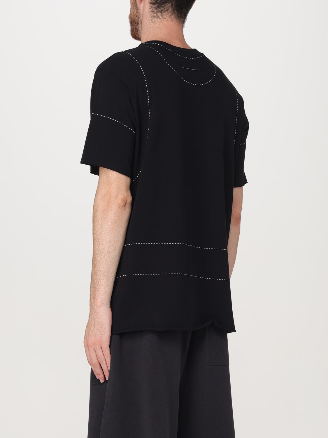 MM6 MAISON MARGIELA T-SHIRT: T-shirt men Mm6 Maison Margiela, Black - Img 3