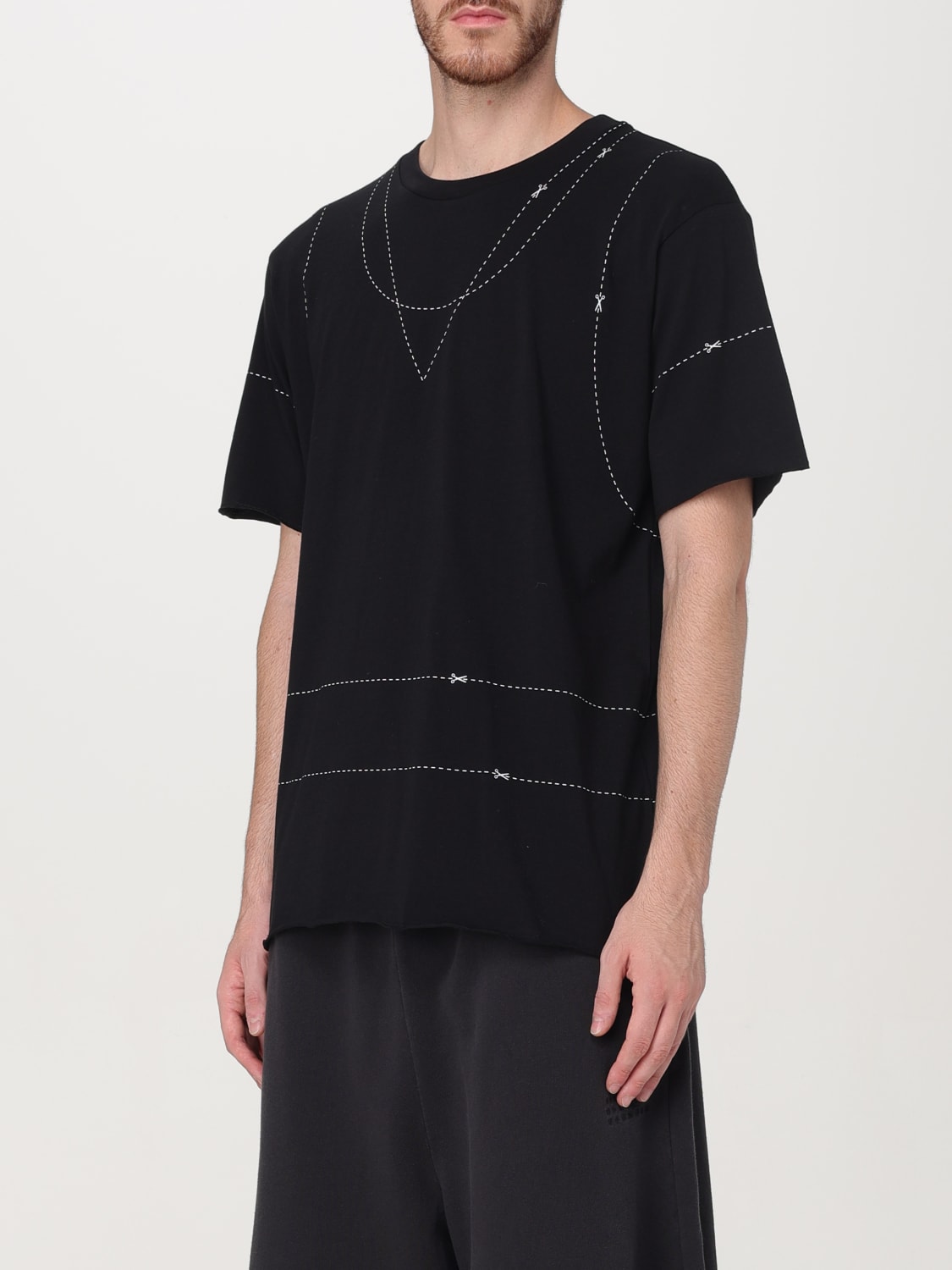 MM6 MAISON MARGIELA T-SHIRT: T-shirt men Mm6 Maison Margiela, Black - Img 4