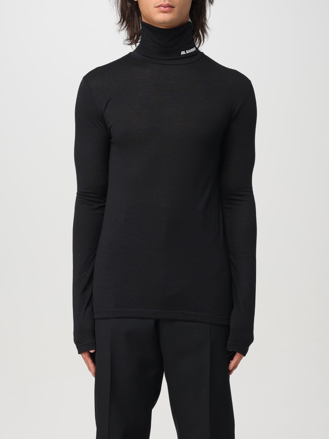 JIL SANDER SWEATER: T-shirt men Jil Sander, Black - Img 1