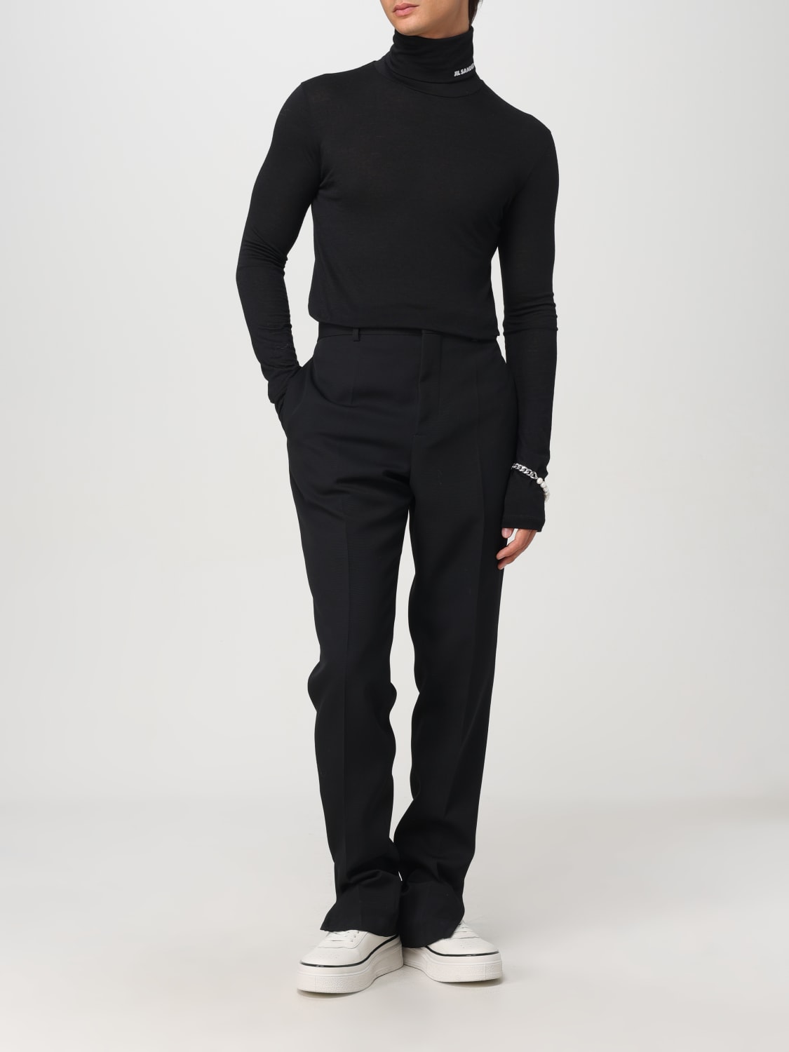 JIL SANDER SWEATER: T-shirt men Jil Sander, Black - Img 2