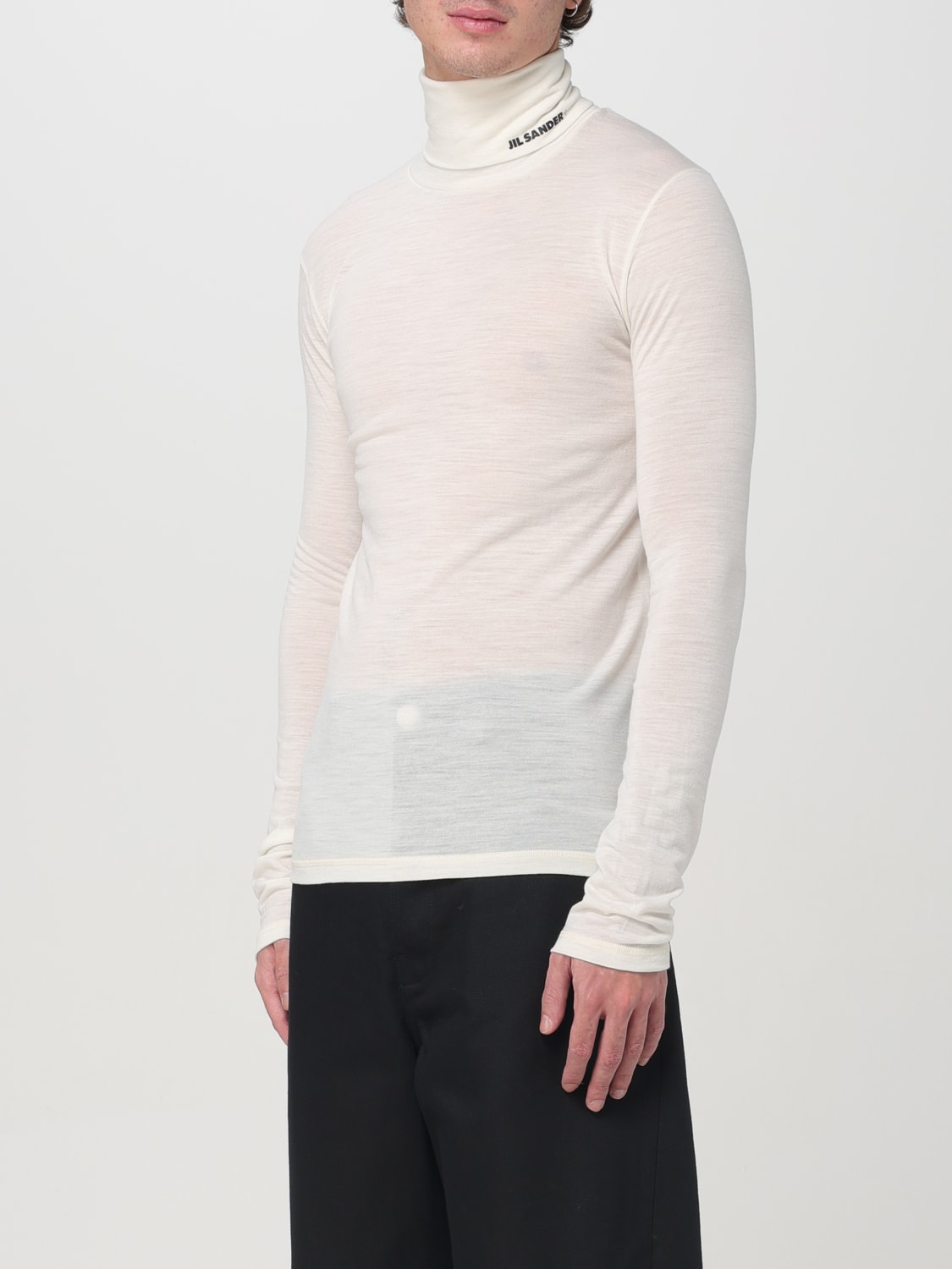 JIL SANDER SWEATER: T-shirt men Jil Sander, Beige - Img 4