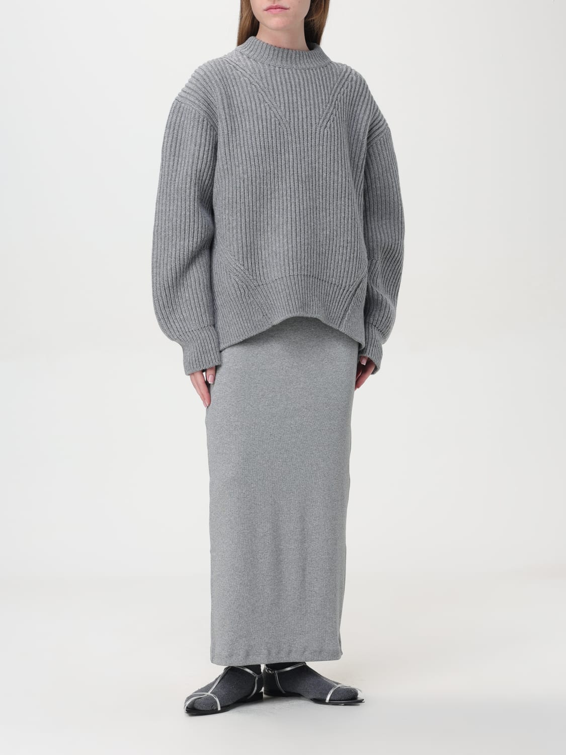 JIL SANDER MAGLIA: Maglia di lana Jil Sander, Grigio - Img 2