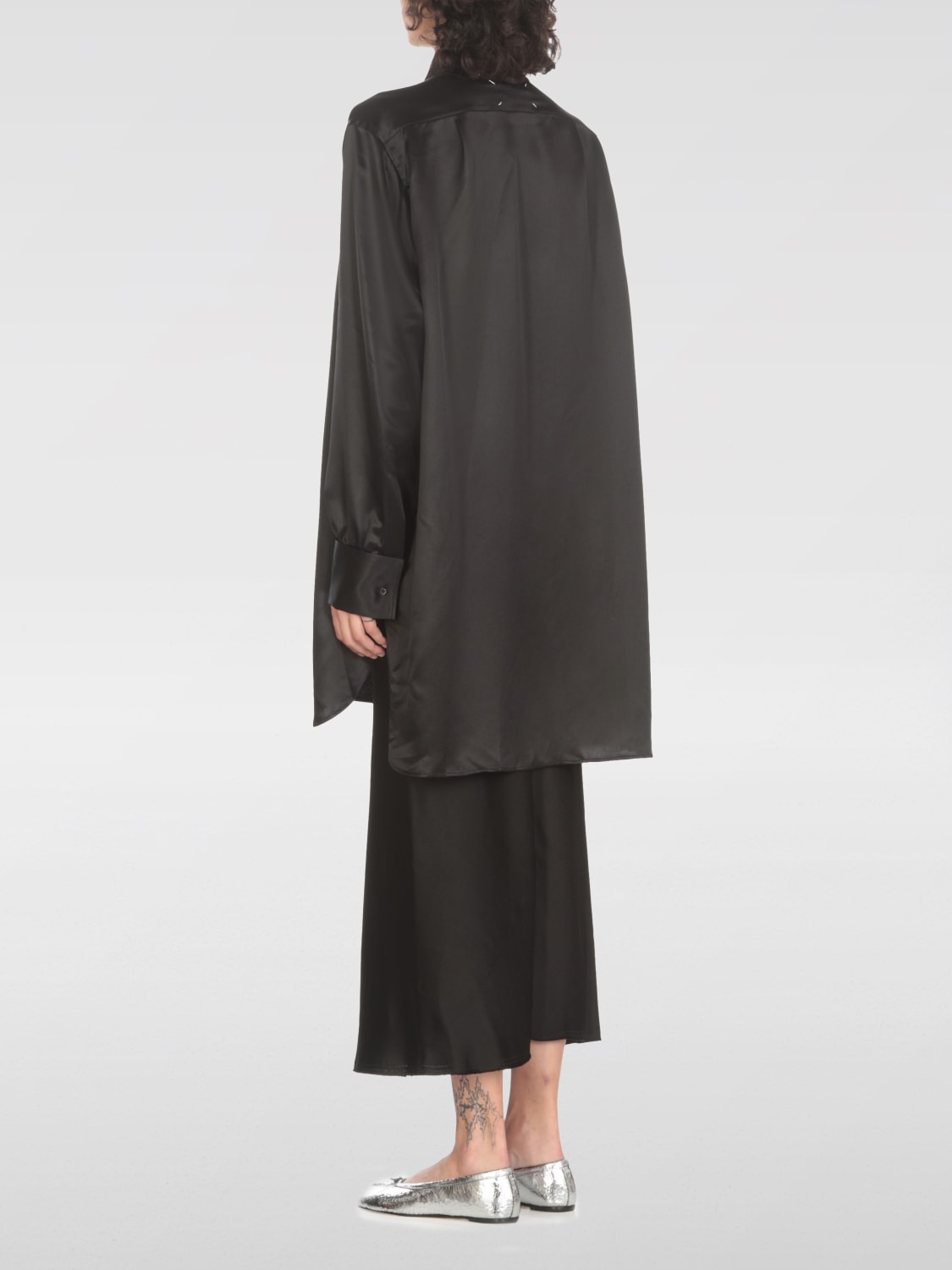 MAISON MARGIELA CAMISA: Camisa mujer Maison Margiela, Negro - Img 3