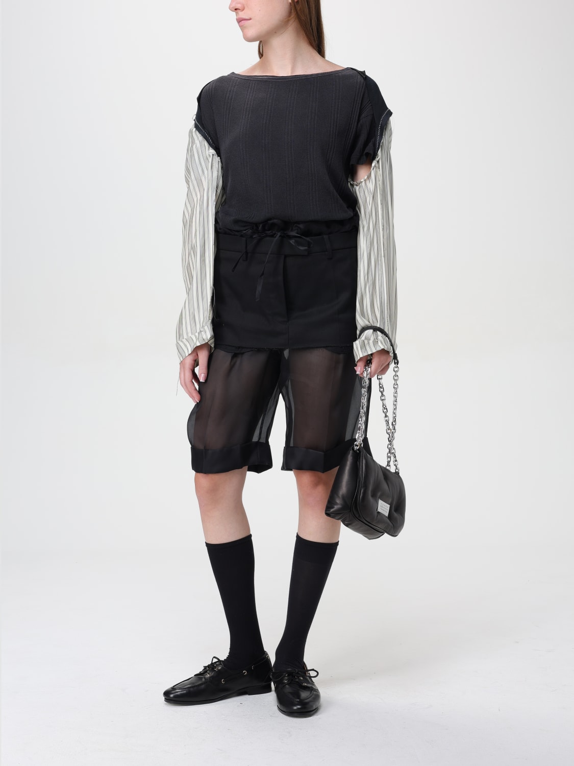 MAISON MARGIELA SHORT: Short woman Maison Margiela, Black - Img 2