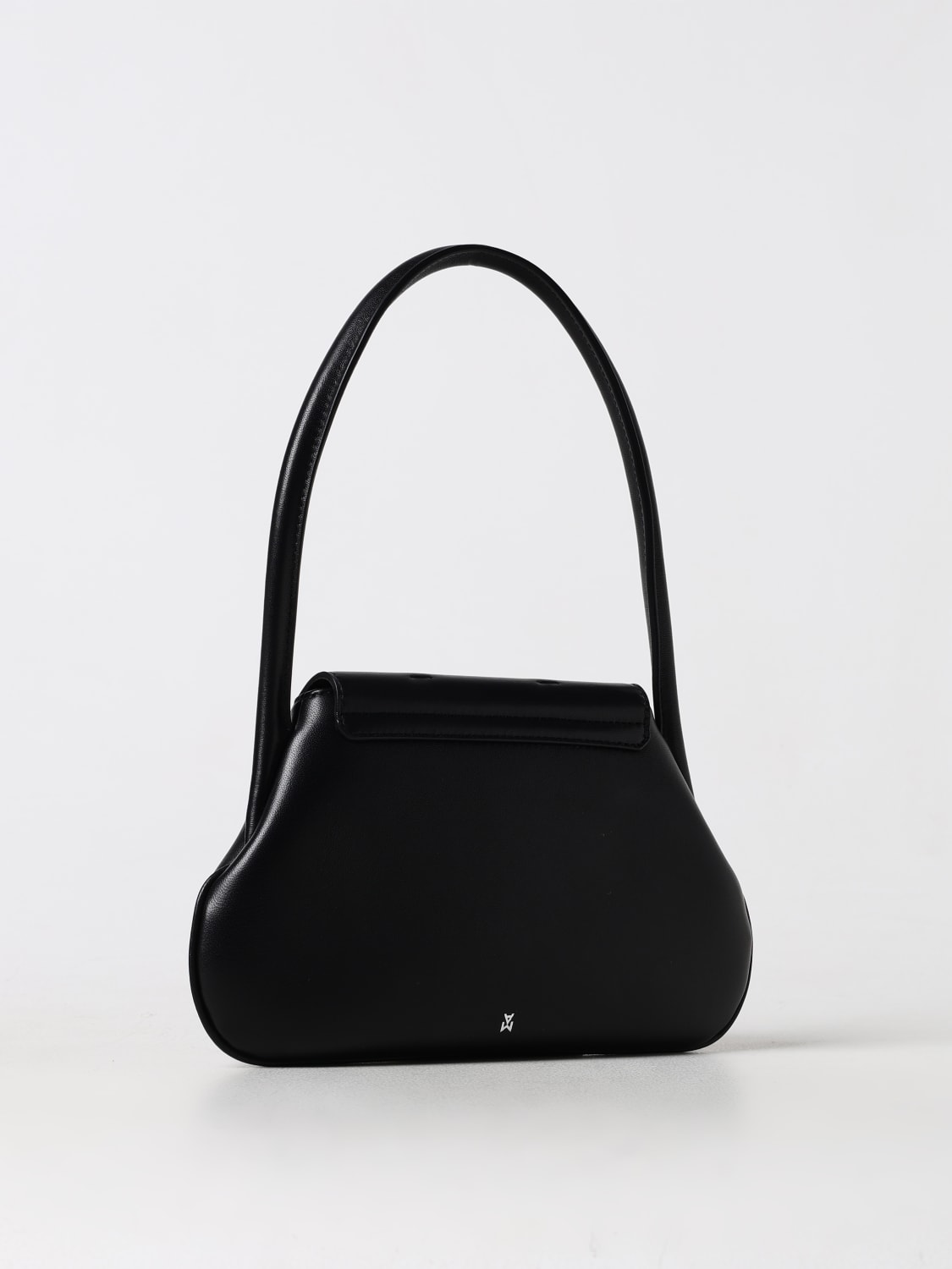 AMINA MUADDI BORSA A SPALLA: Borsa Gemini Amina Muaddi in pelle , Nero - Img 3