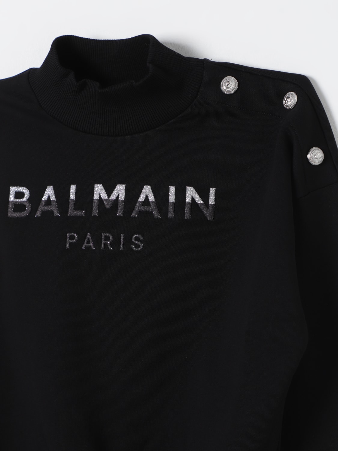 BALMAIN SWEATER: Sweater kids Balmain, Black - Img 3