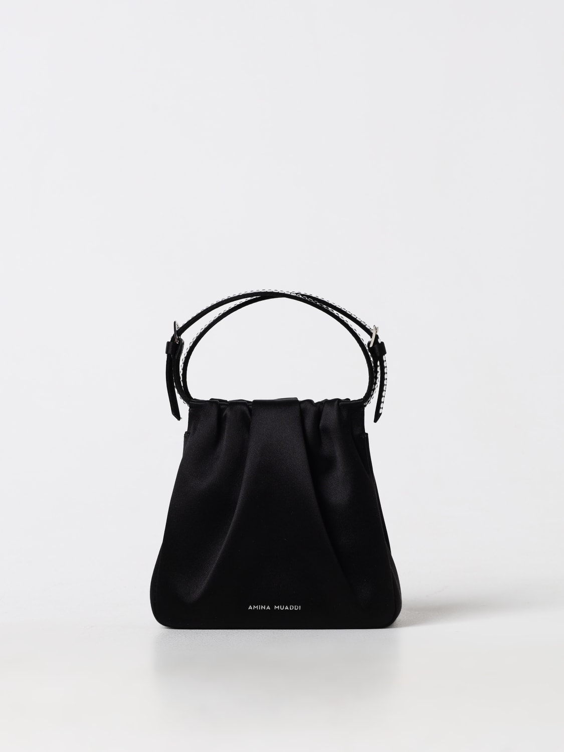 AMINA MUADDI MINI BAG: Handbag woman Amina Muaddi, Black - Img 1