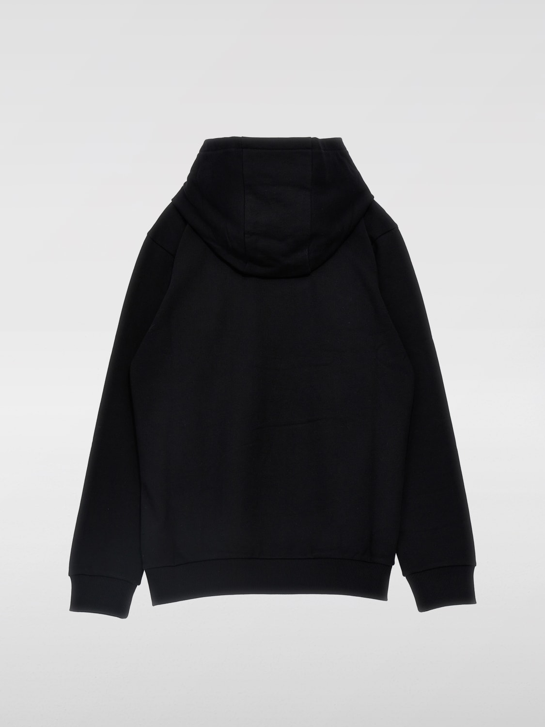 BALMAIN MAGLIA: Felpa con cappuccio Balmain in cotone, Nero - Img 2