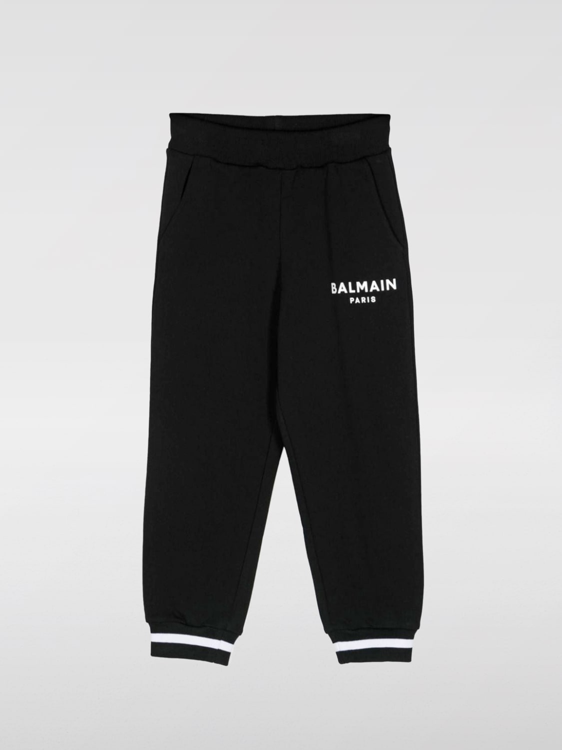 BALMAIN 팬츠: 팬츠 남아 Balmain, 블랙 - Img 1