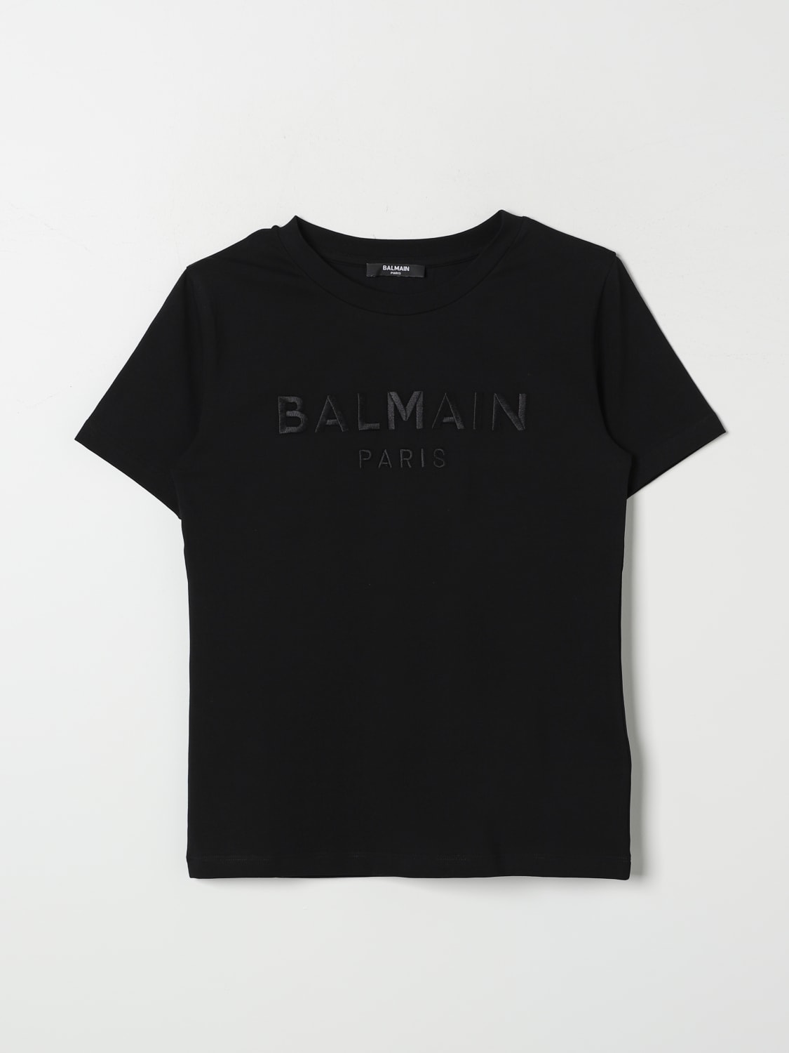 BALMAIN 티셔츠: 티셔츠 남아 Balmain, 블랙 - Img 1