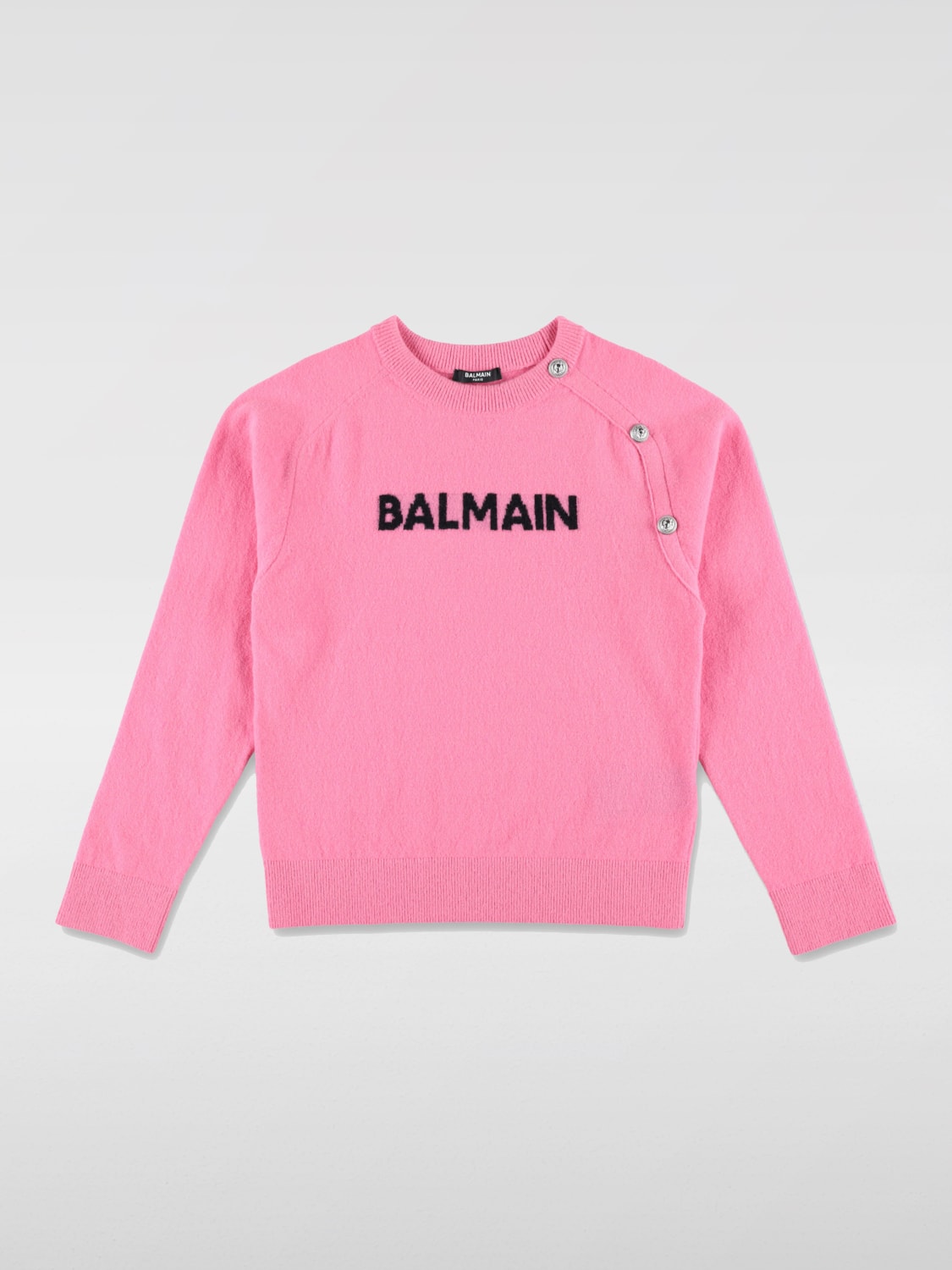 BALMAIN 毛衣: 毛衣 儿童 Balmain, 粉色 - Img 1