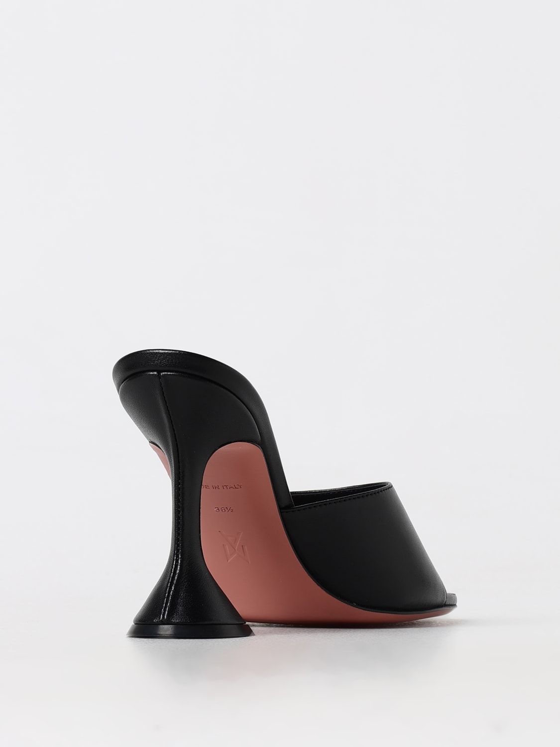 AMINA MUADDI HEELED SANDALS: Shoes woman Amina Muaddi, Black - Img 3