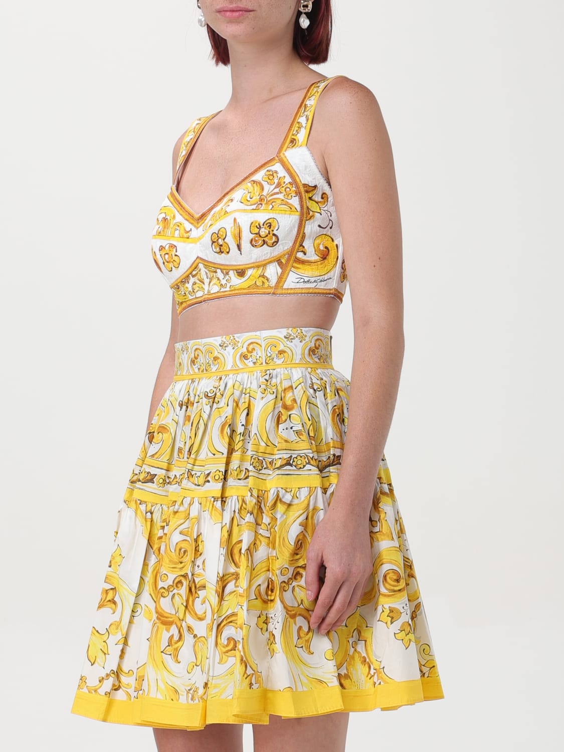 DOLCE & GABBANA: Top woman - Yellow | Dolce & Gabbana top