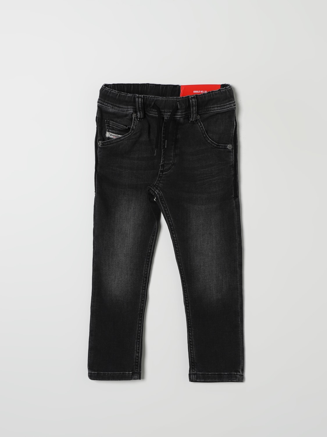 DIESEL JEANS: Pantacourt enfant Diesel, Noir - Img 1