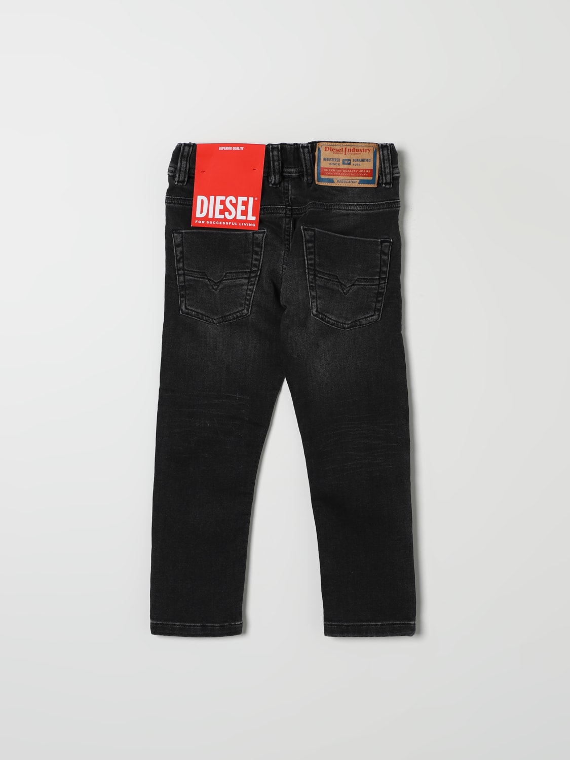 DIESEL JEANS: Pantacourt enfant Diesel, Noir - Img 2