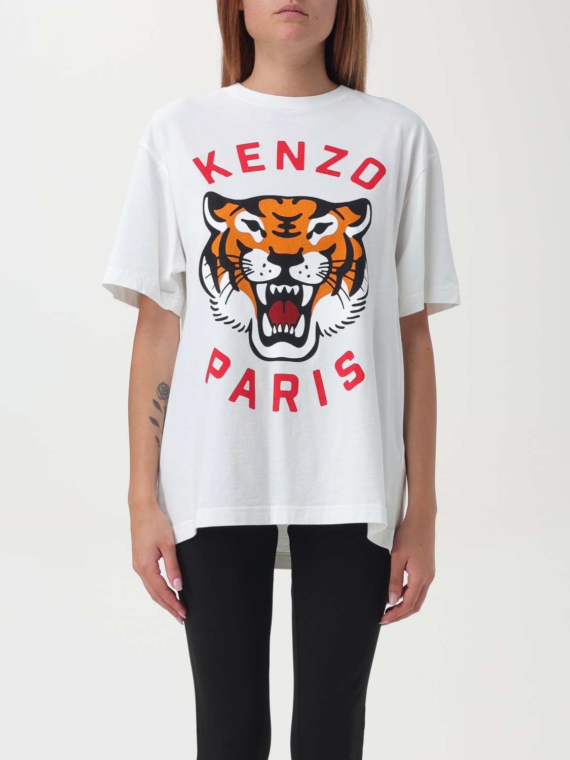 Giglio T-shirt Kenzo in cotone con stampa logo