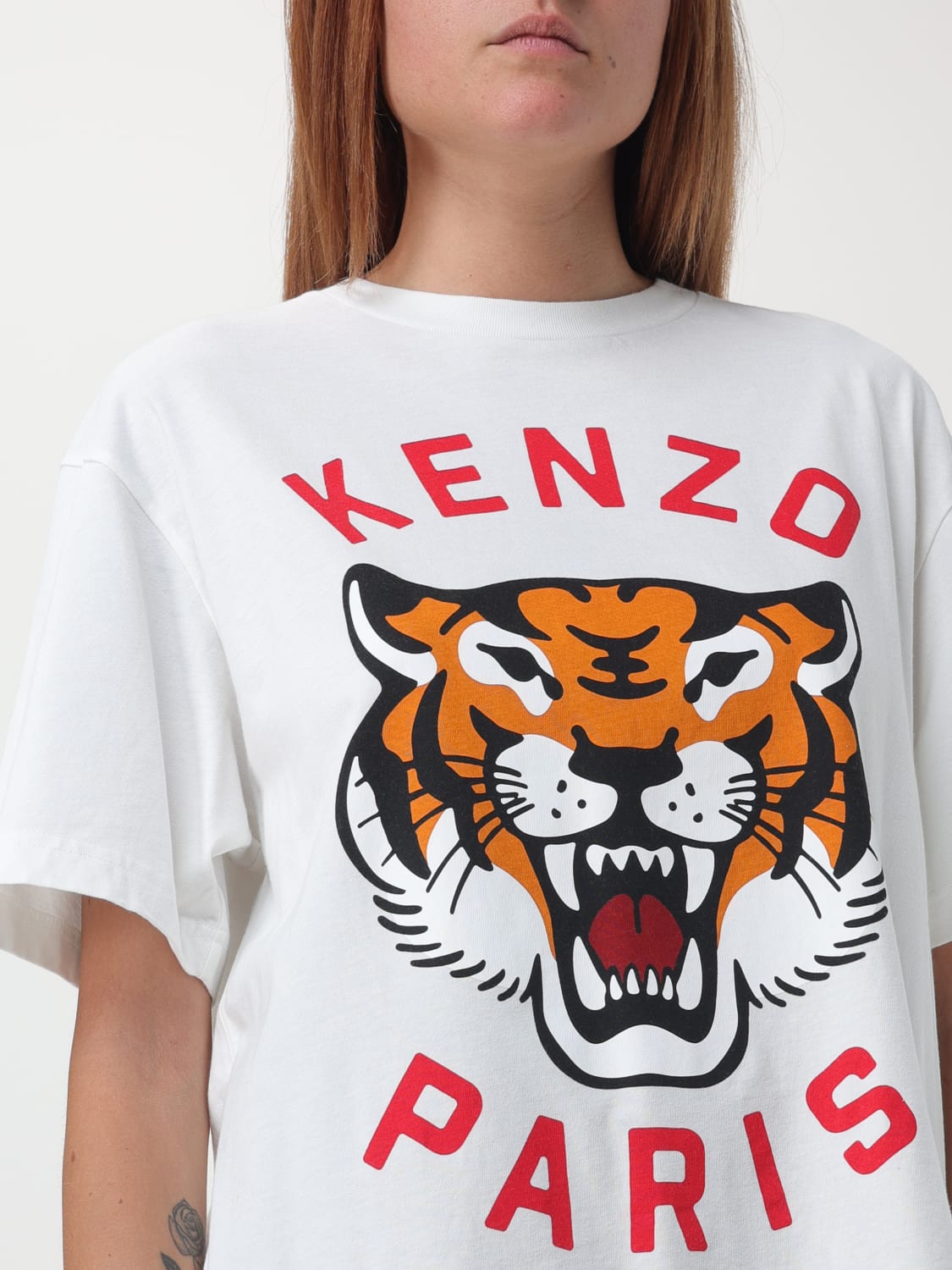 KENZO T恤: Polo衫 女士 Kenzo, 白色 - Img 5