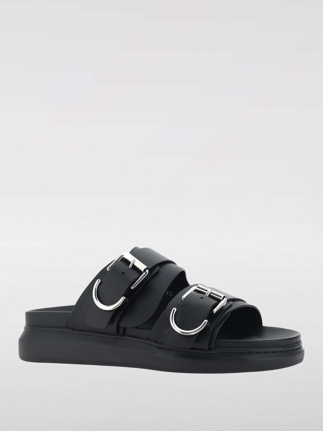 ALEXANDER MCQUEEN SANDALS: Shoes men Alexander McQueen, Black - Img 2