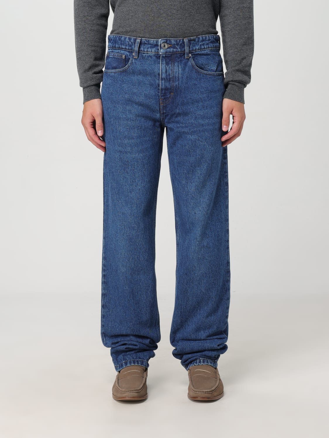 AMI PARIS JEANS: Pantalon homme Ami Paris, Bleu - Img 1