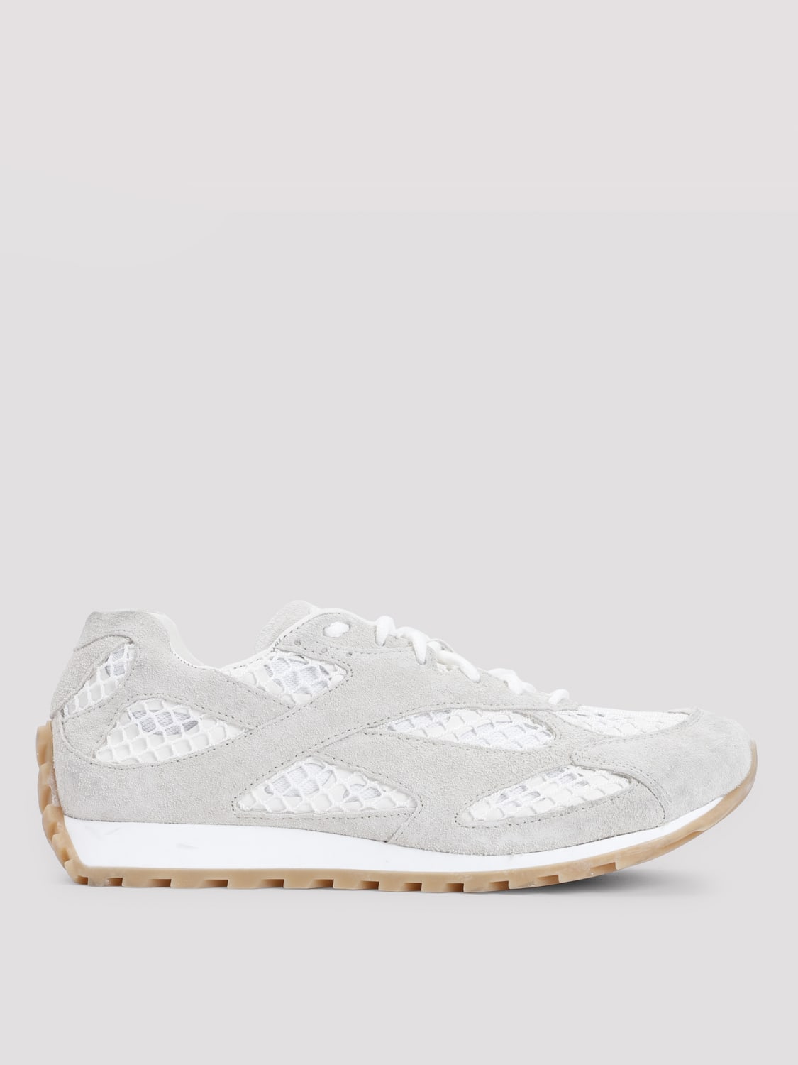 Giglio Sneakers Orbit Bottega Veneta in camoscio e mesh a rete