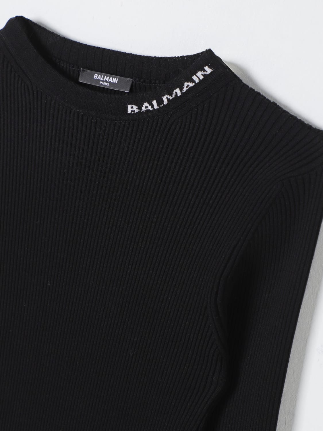 BALMAIN 드레스: 드레스 남아 Balmain, 블랙 - Img 3