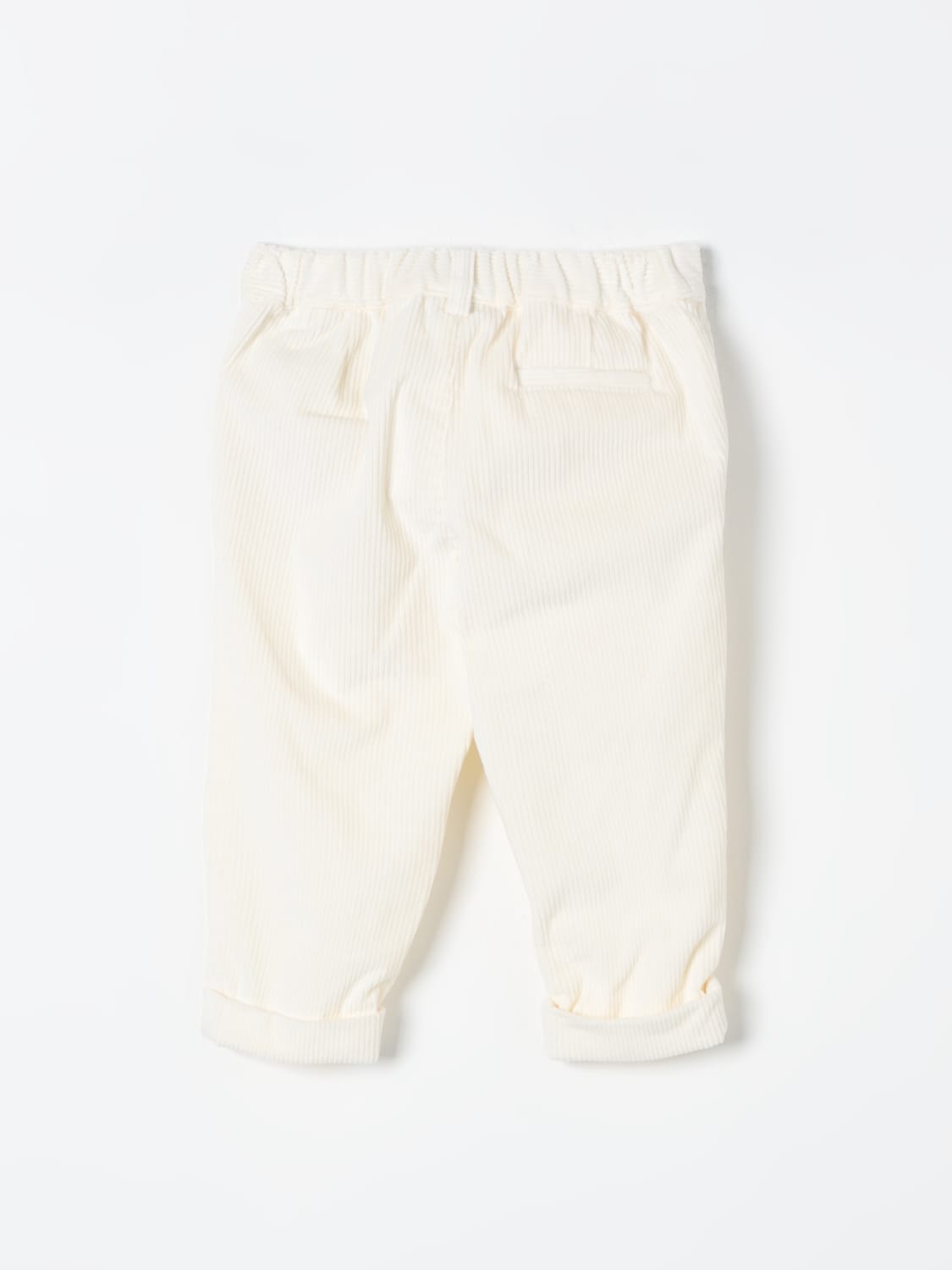 FENDI PANTALONE: Pantalone chino Fendi in cotone, Latte - Img 2