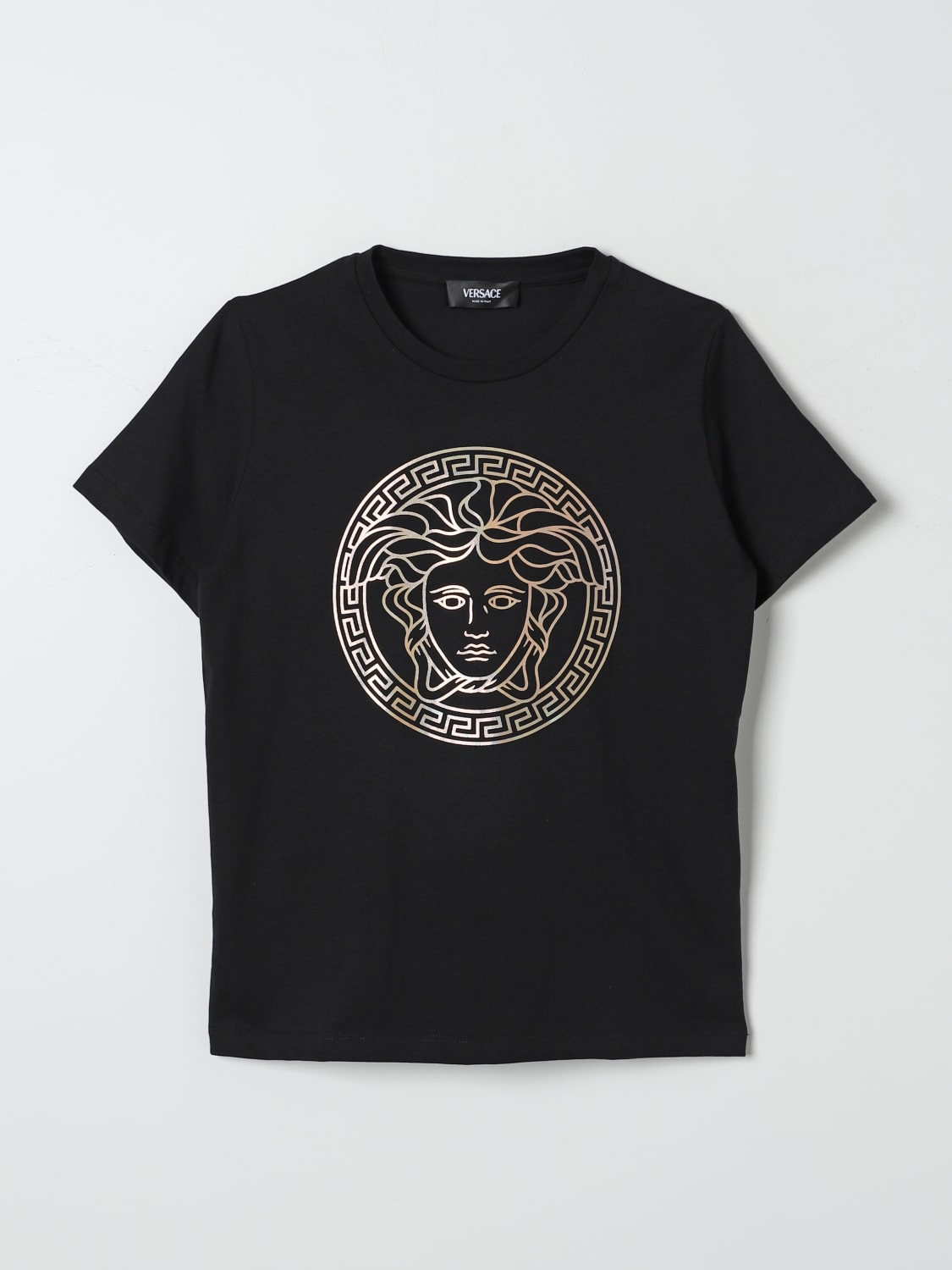 VERSACE T-SHIRT: T-shirt kids Versace, Black - Img 1